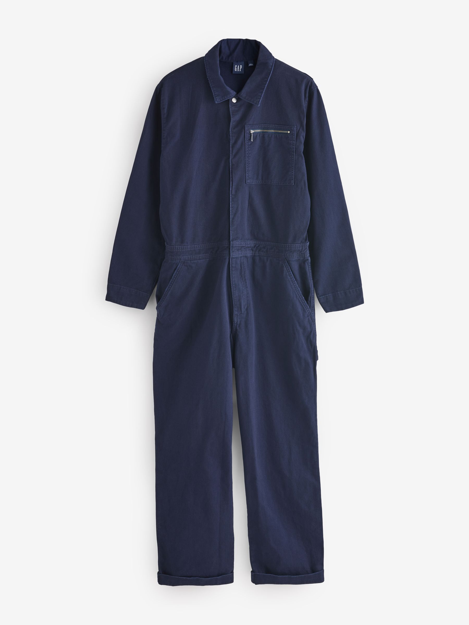 Navy Blue Twill Coveralls - Image 5 of 11