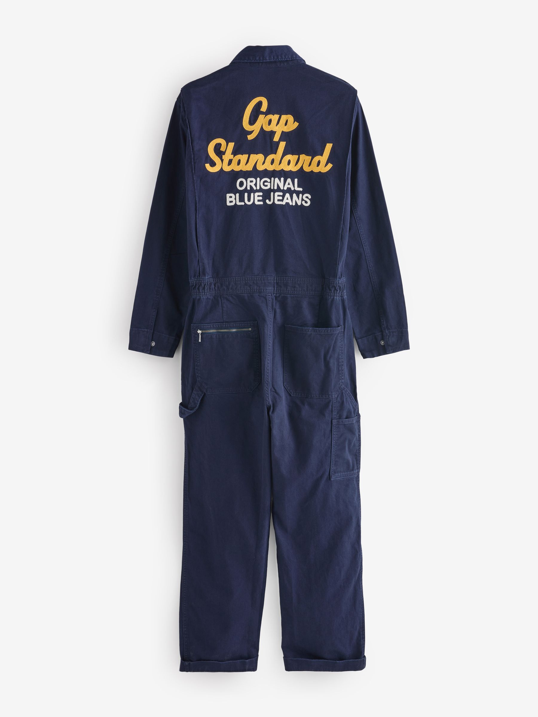 Navy Blue Twill Coveralls - Image 6 of 11