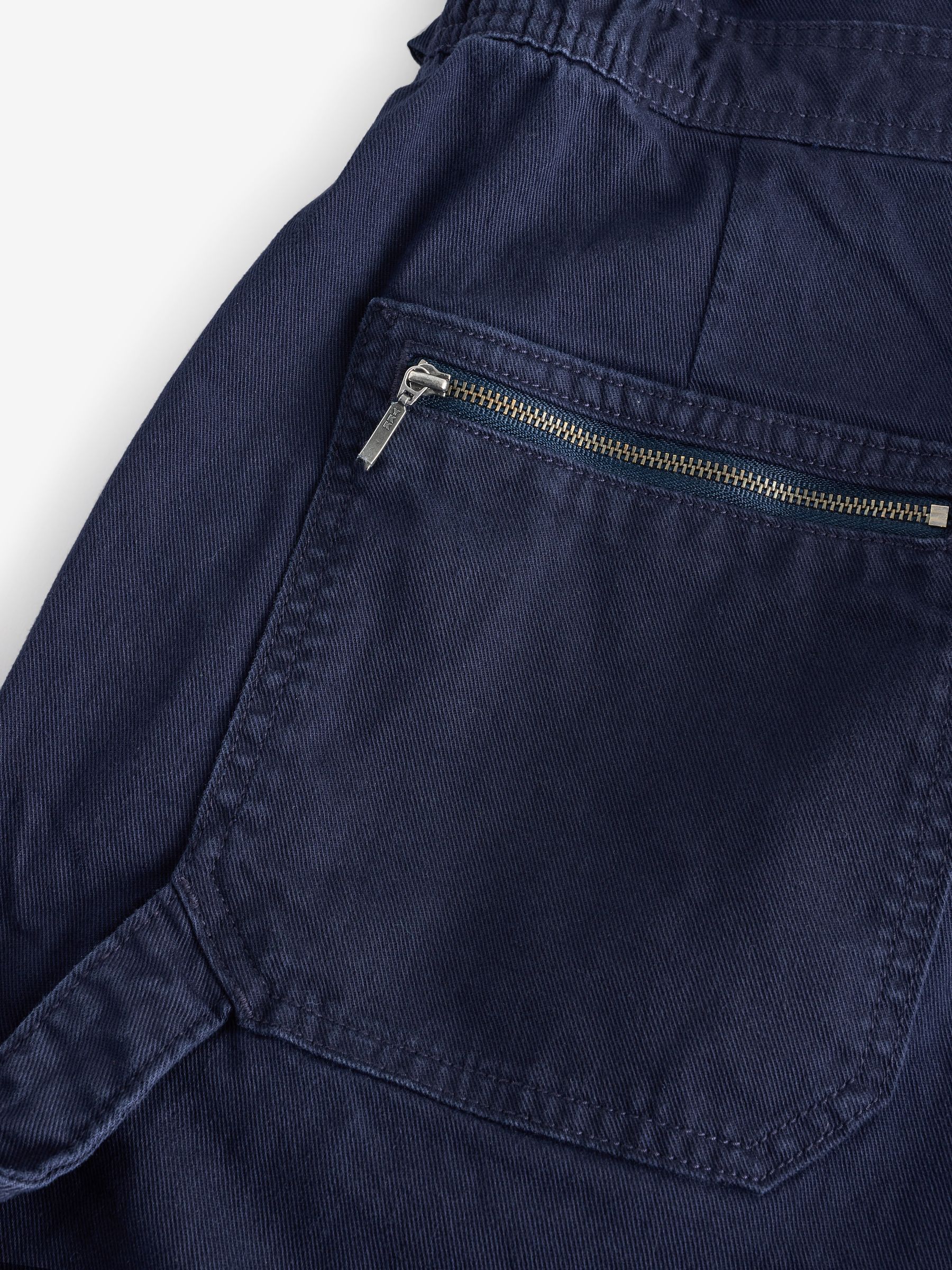 Navy Blue Twill Coveralls - Image 8 of 11