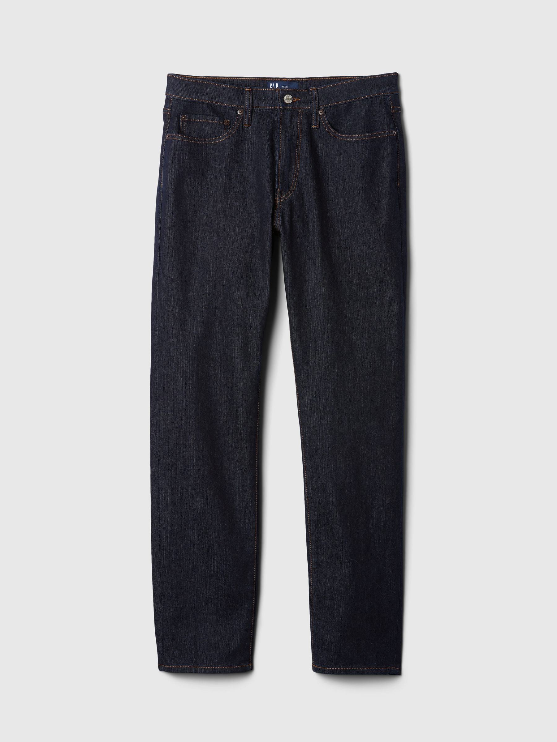 Dark Indigo Blue Straight Leg Jeans - Image 3 of 3
