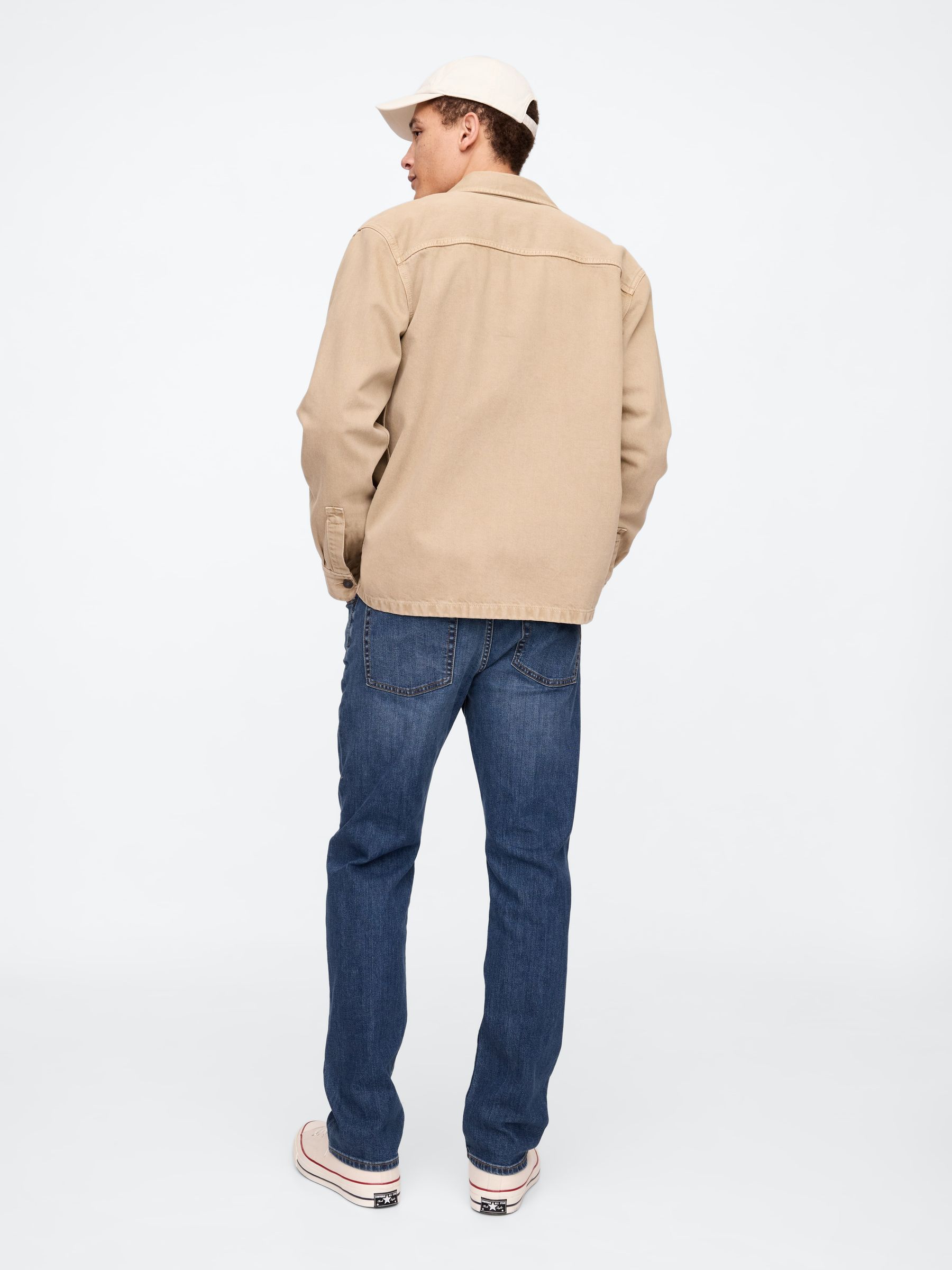 Medium Wash Blue Straight Leg Jeans - Image 2 of 6