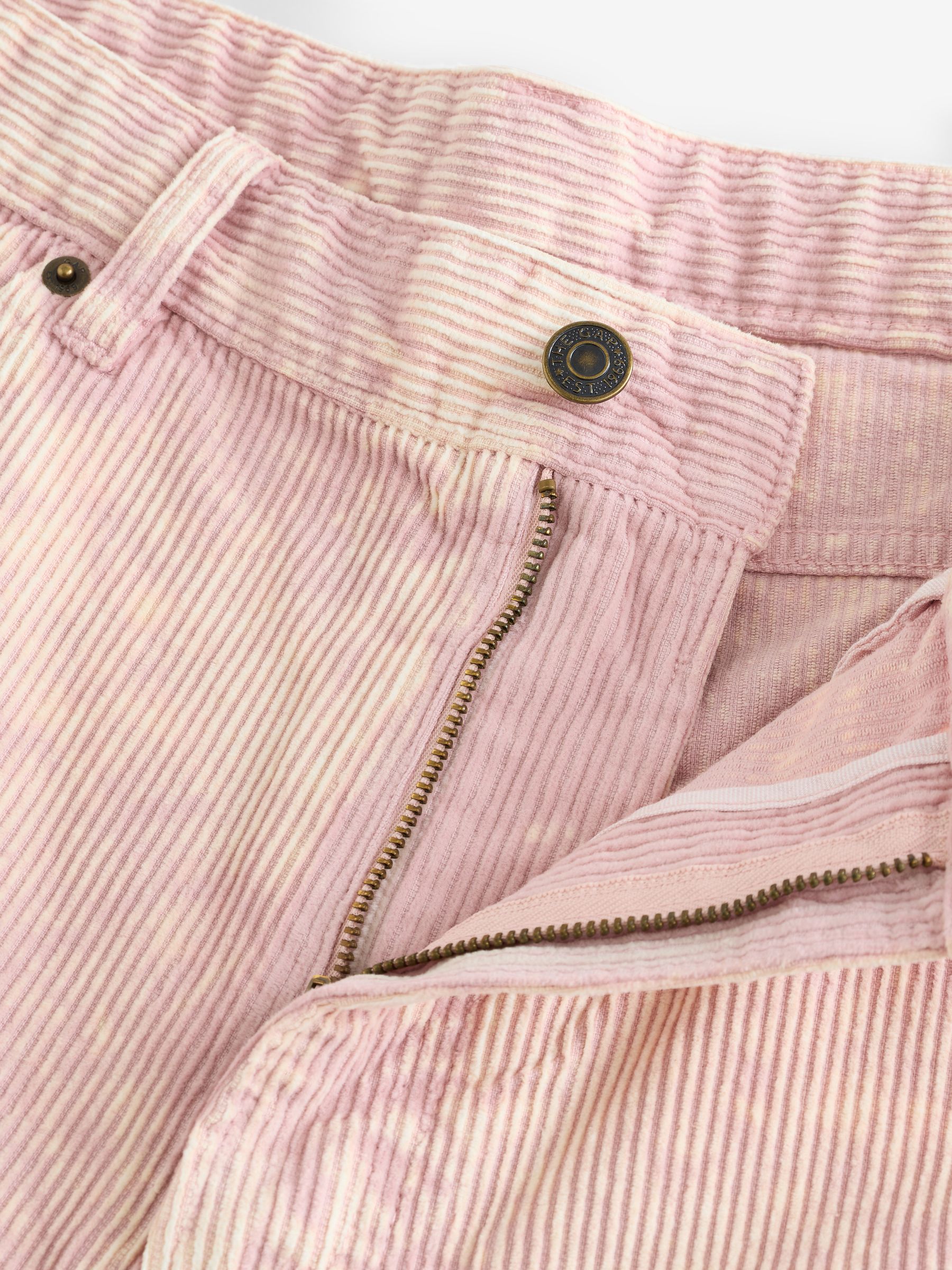 Pink Washed Cotton Corduroy Carpenter Shorts - Image 9 of 10