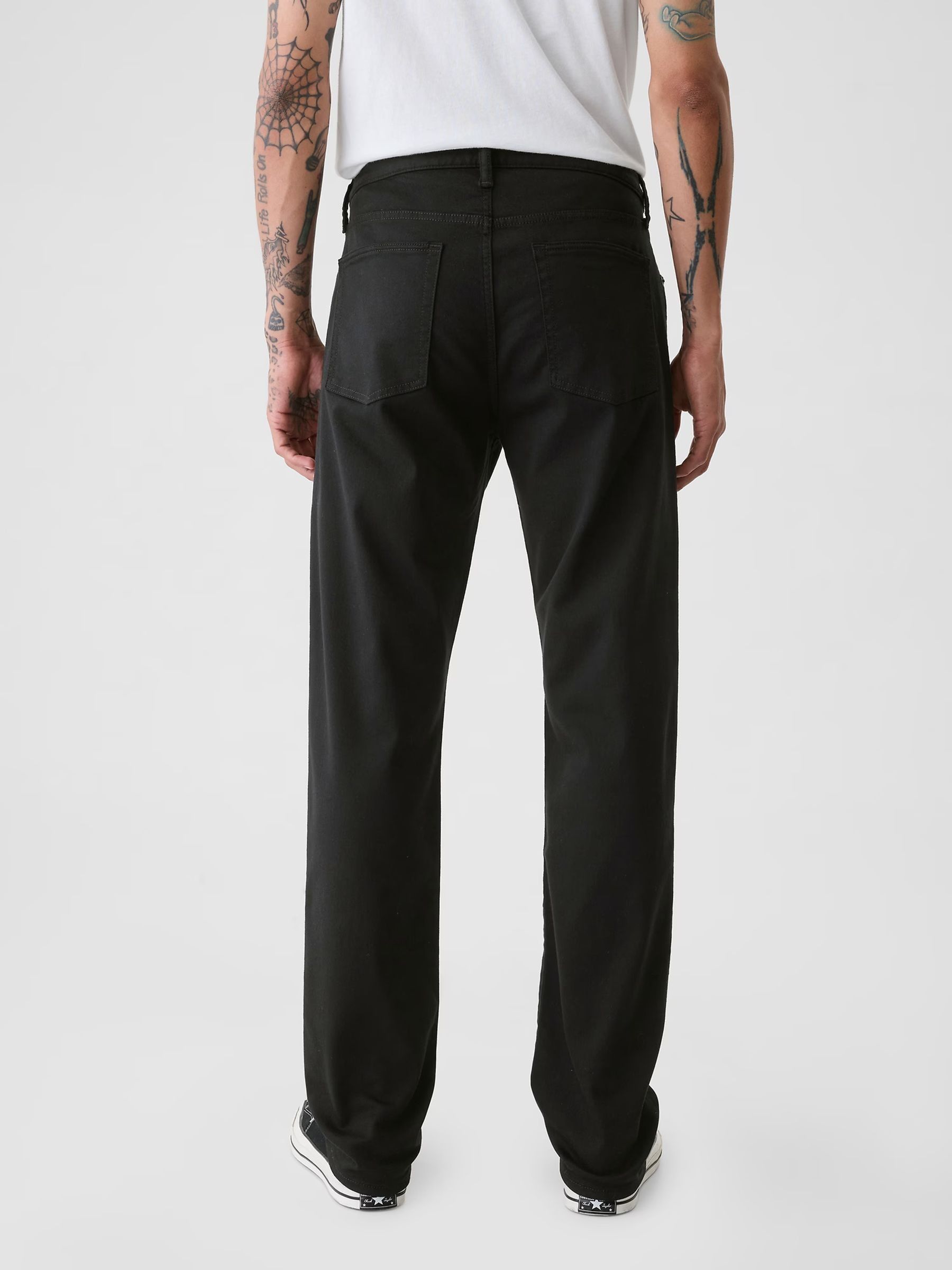 Black Everyday Straight Fit Jeans - Image 2 of 5