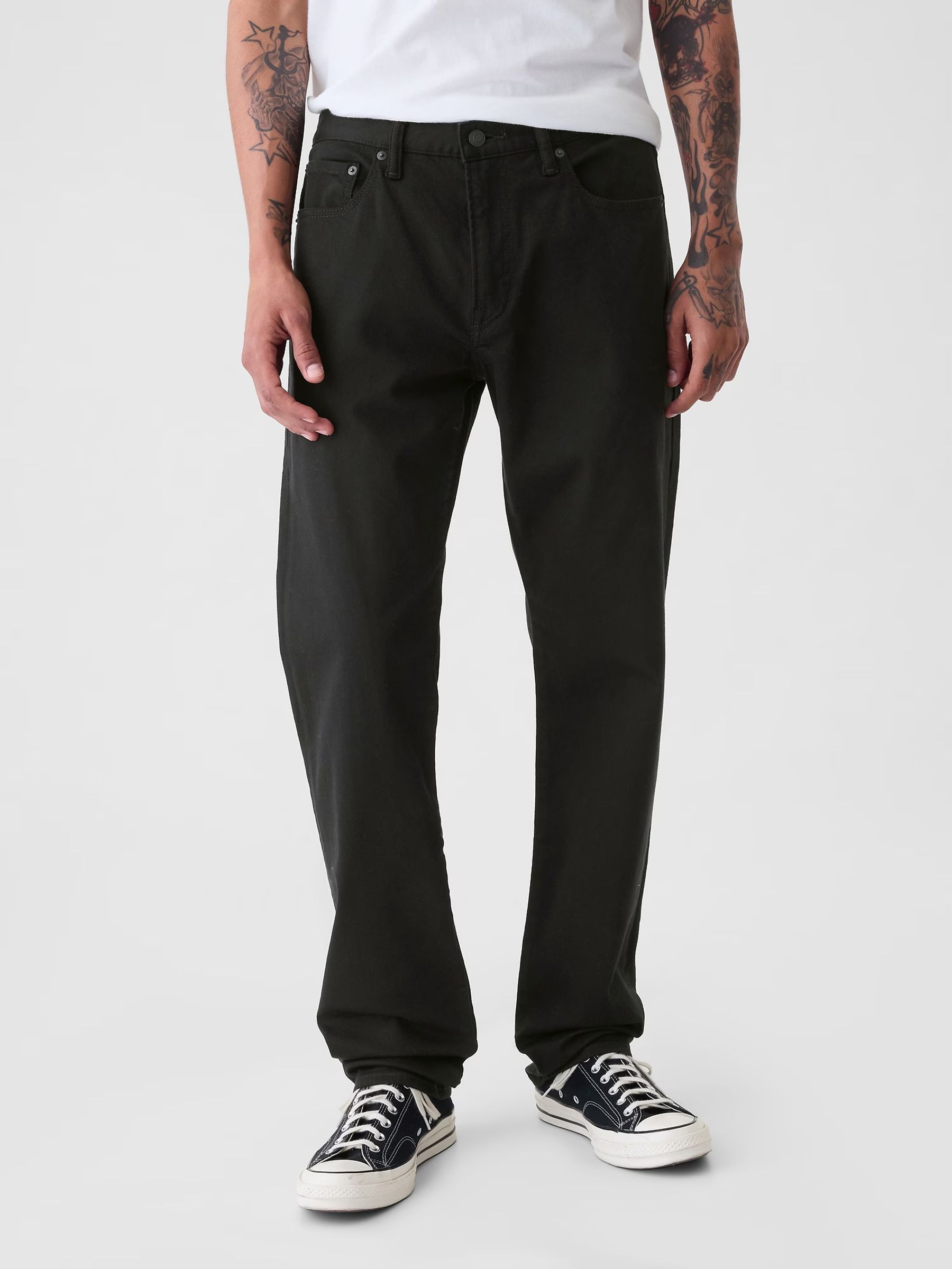 Black Everyday Straight Fit Jeans - Image 4 of 5