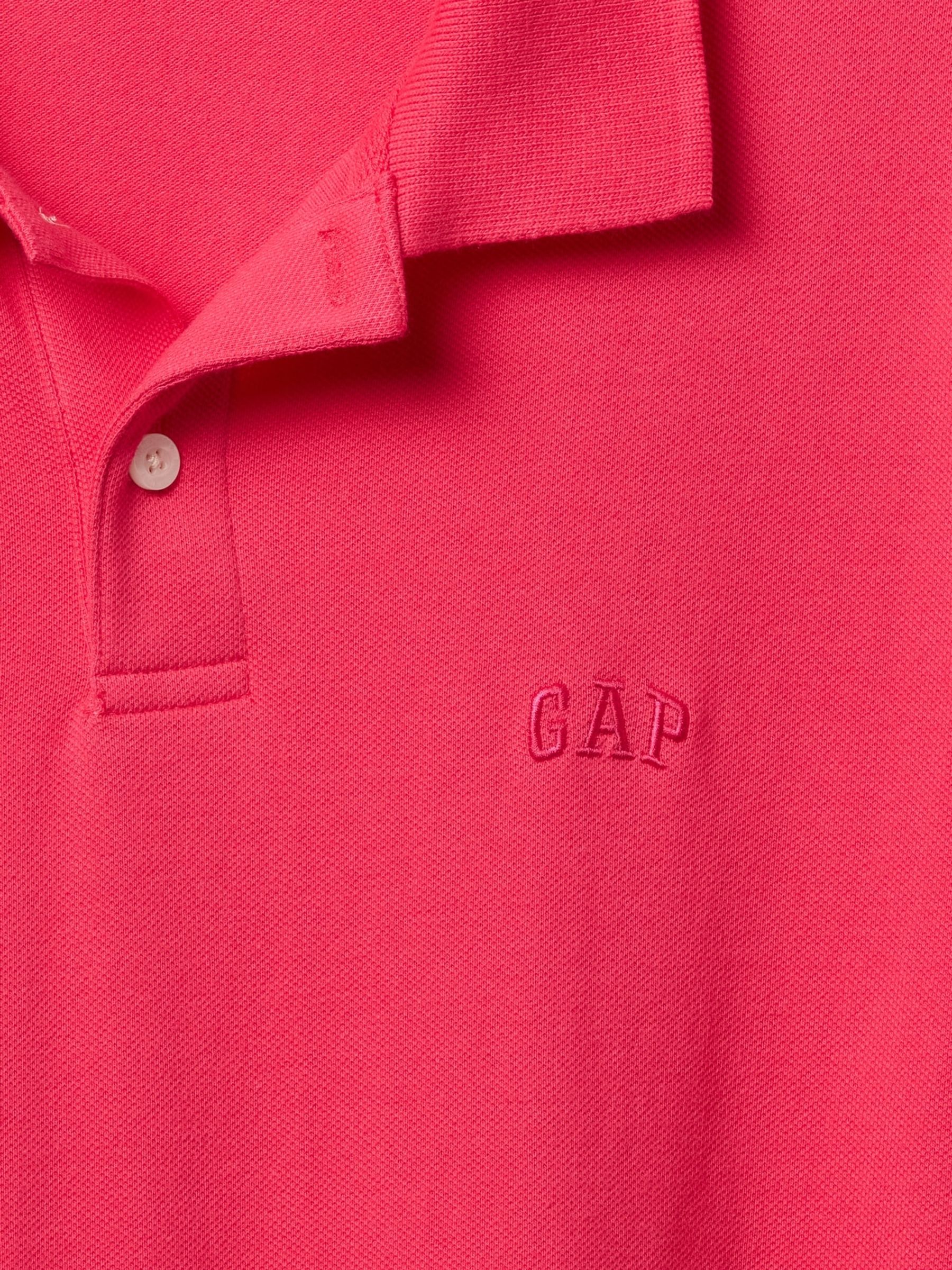 Pink Logo Pique Polo Shirt - Image 5 of 5