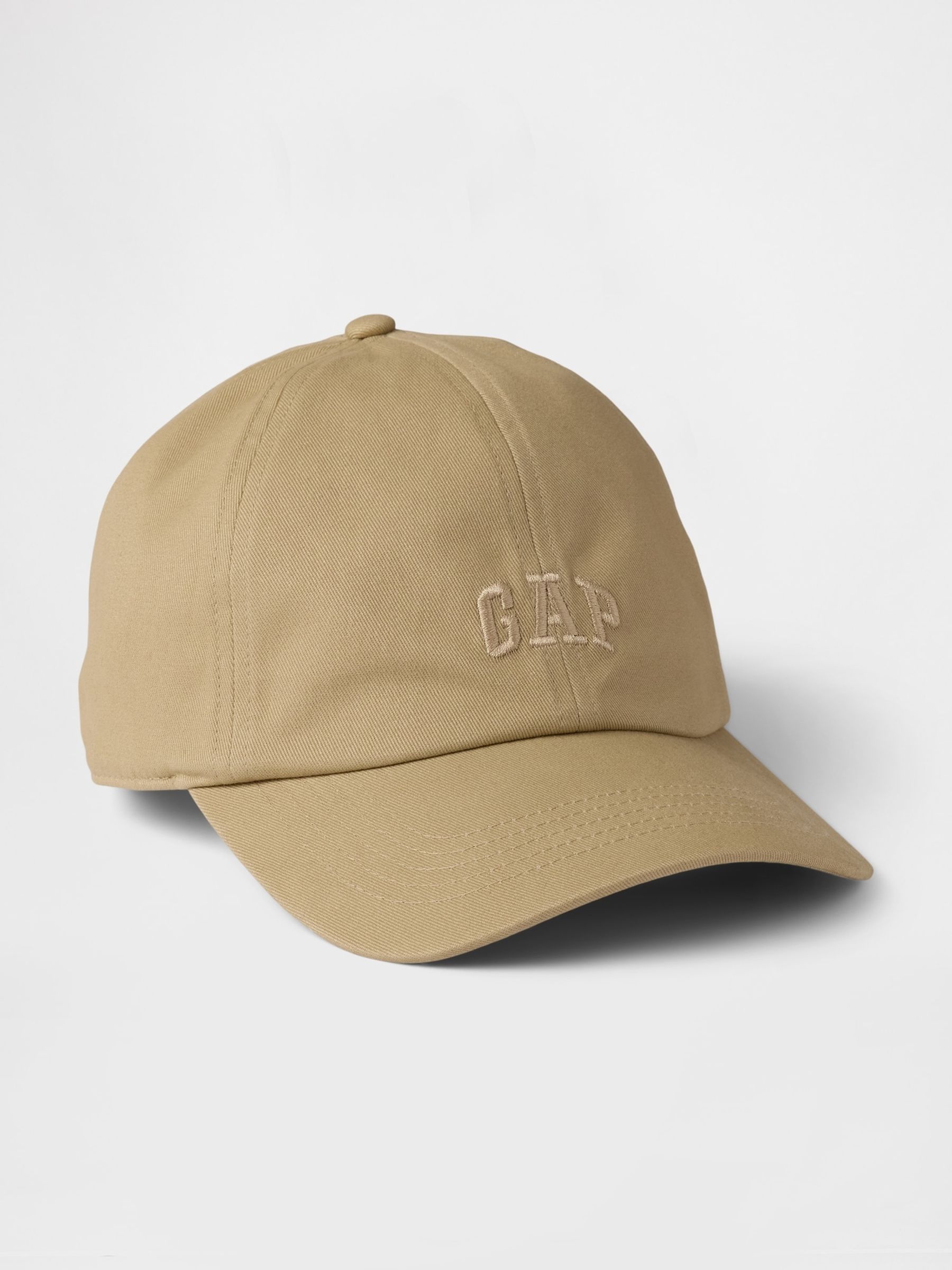 Brown Adult 100% Cotton Logo Baseball Cap - Image 1 of 1