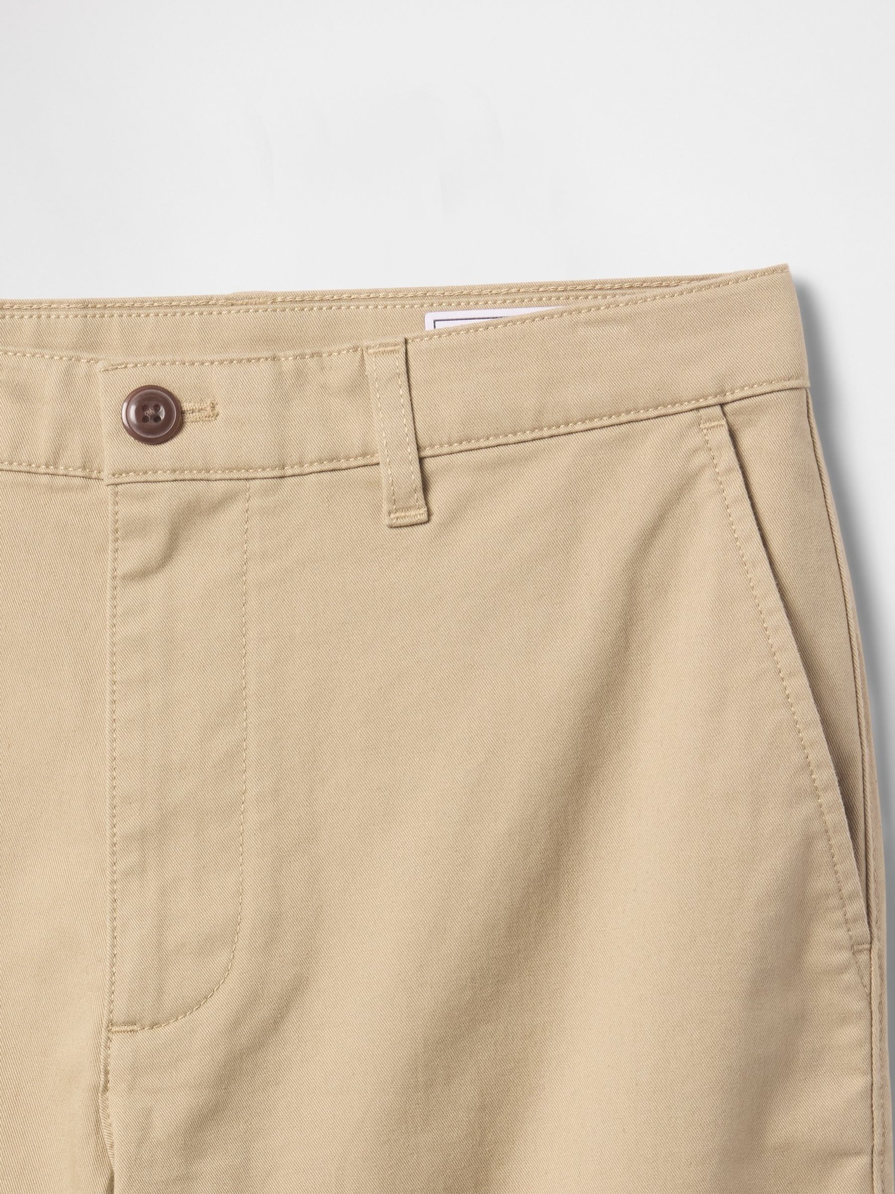 Brown 10" Modern Chino Shorts Skinny Fit - Image 5 of 5