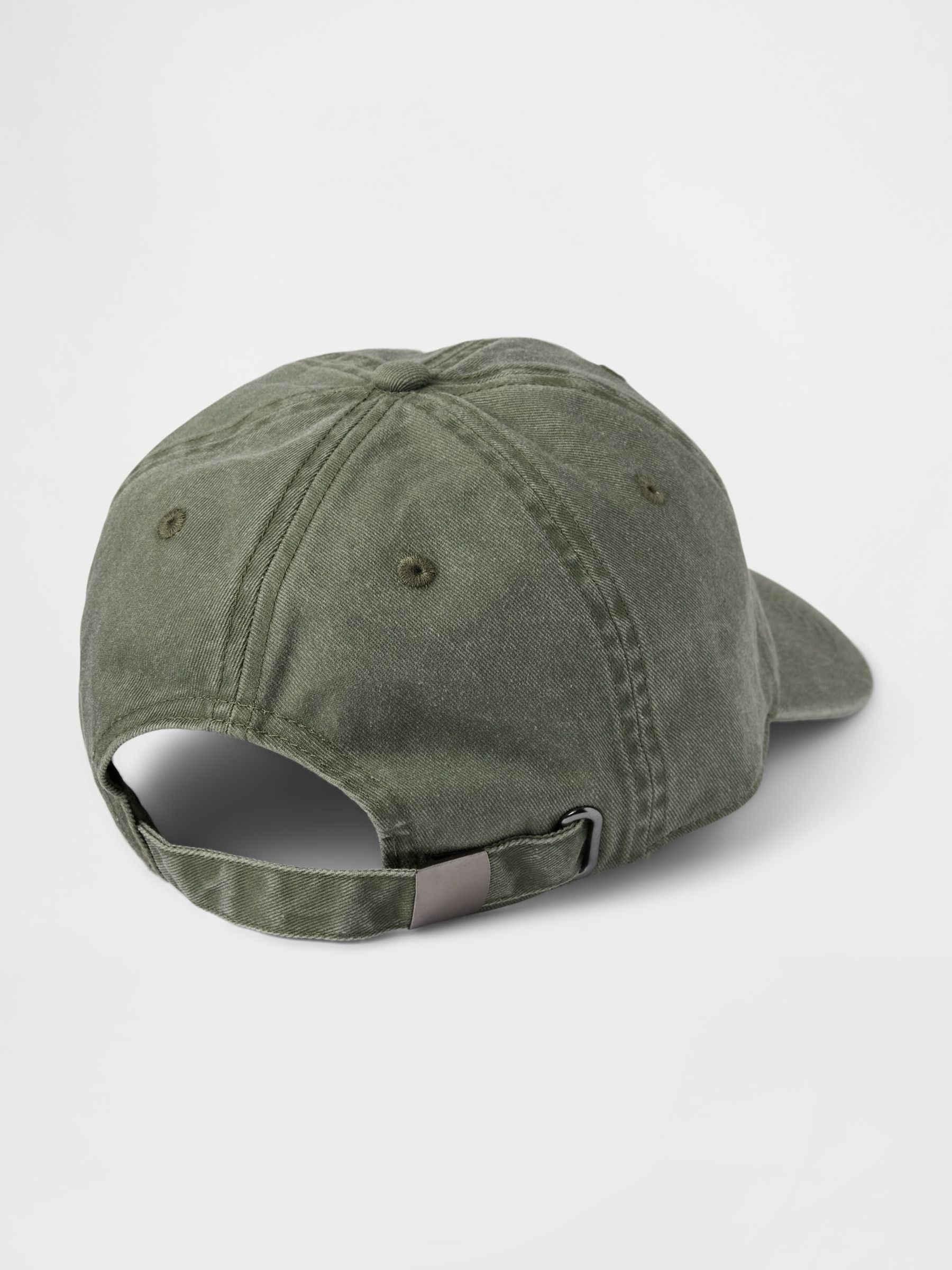 Green Adult Logo Cotton Baseball Hat - Image 2 of 2