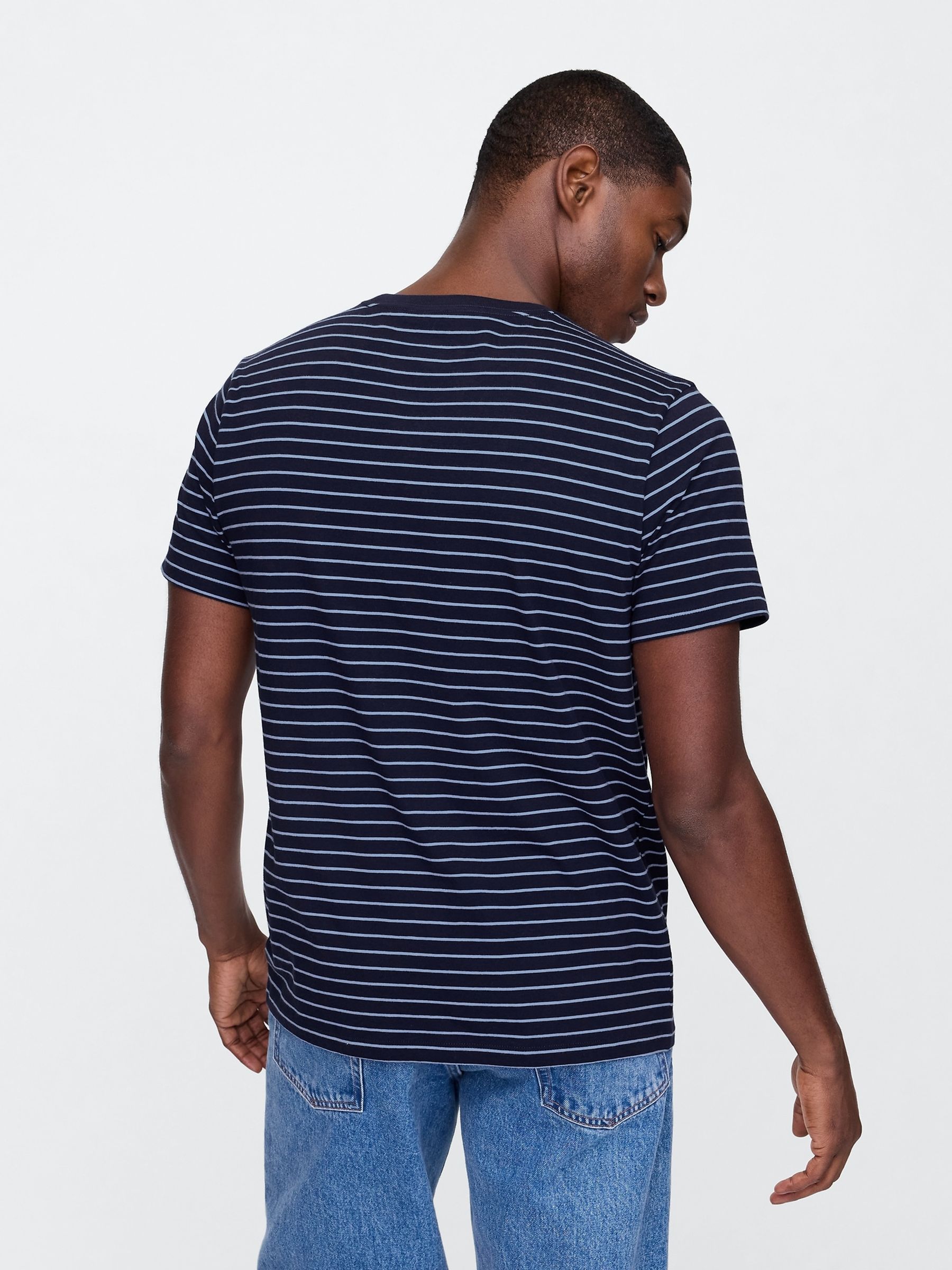 Blue Stripe Everyday T-Shirt - Image 2 of 5