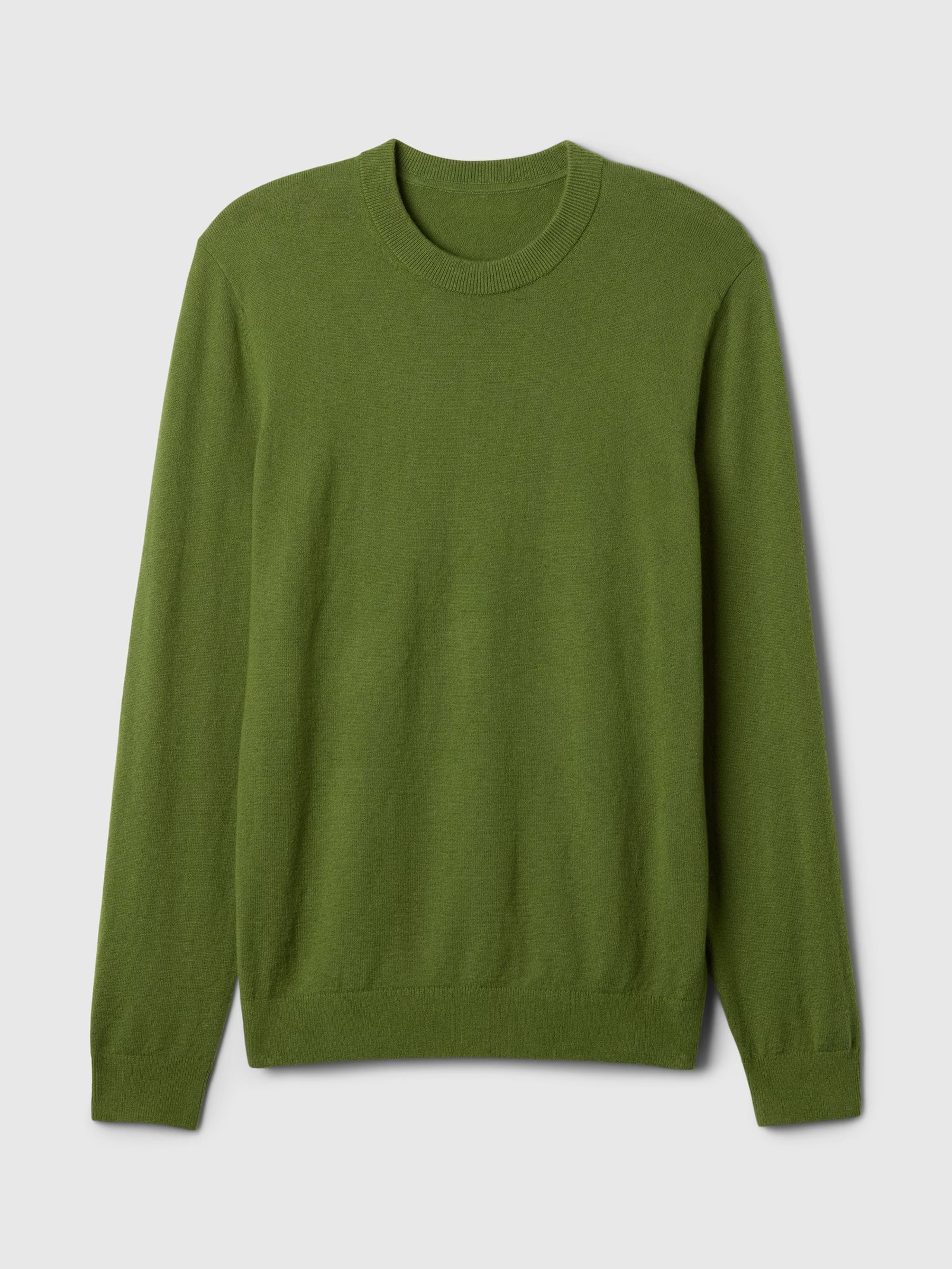 Green CashSoft Crew Neck Jumper - Image 5 of 5