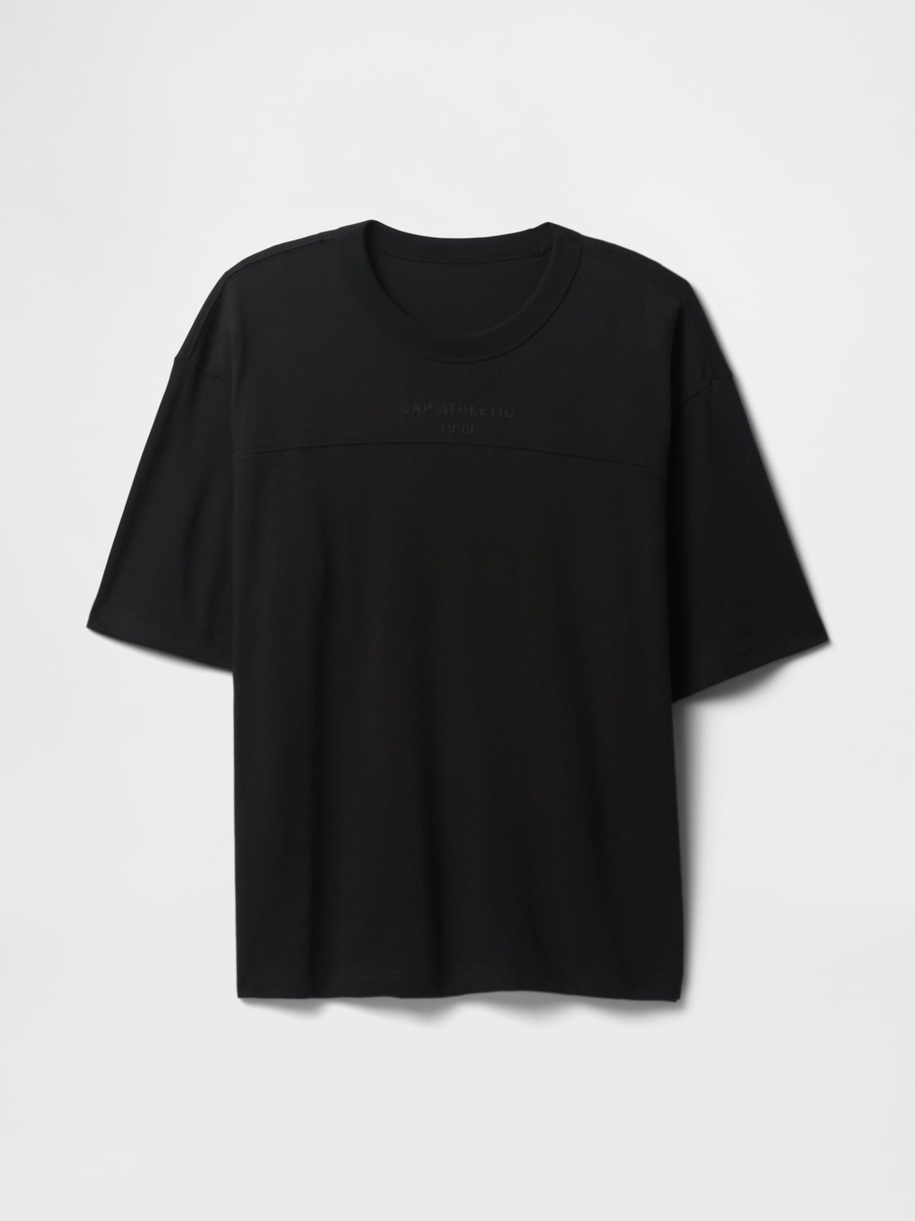 Black Oversized Athletic Logo T-Shirt - Image 4 of 5