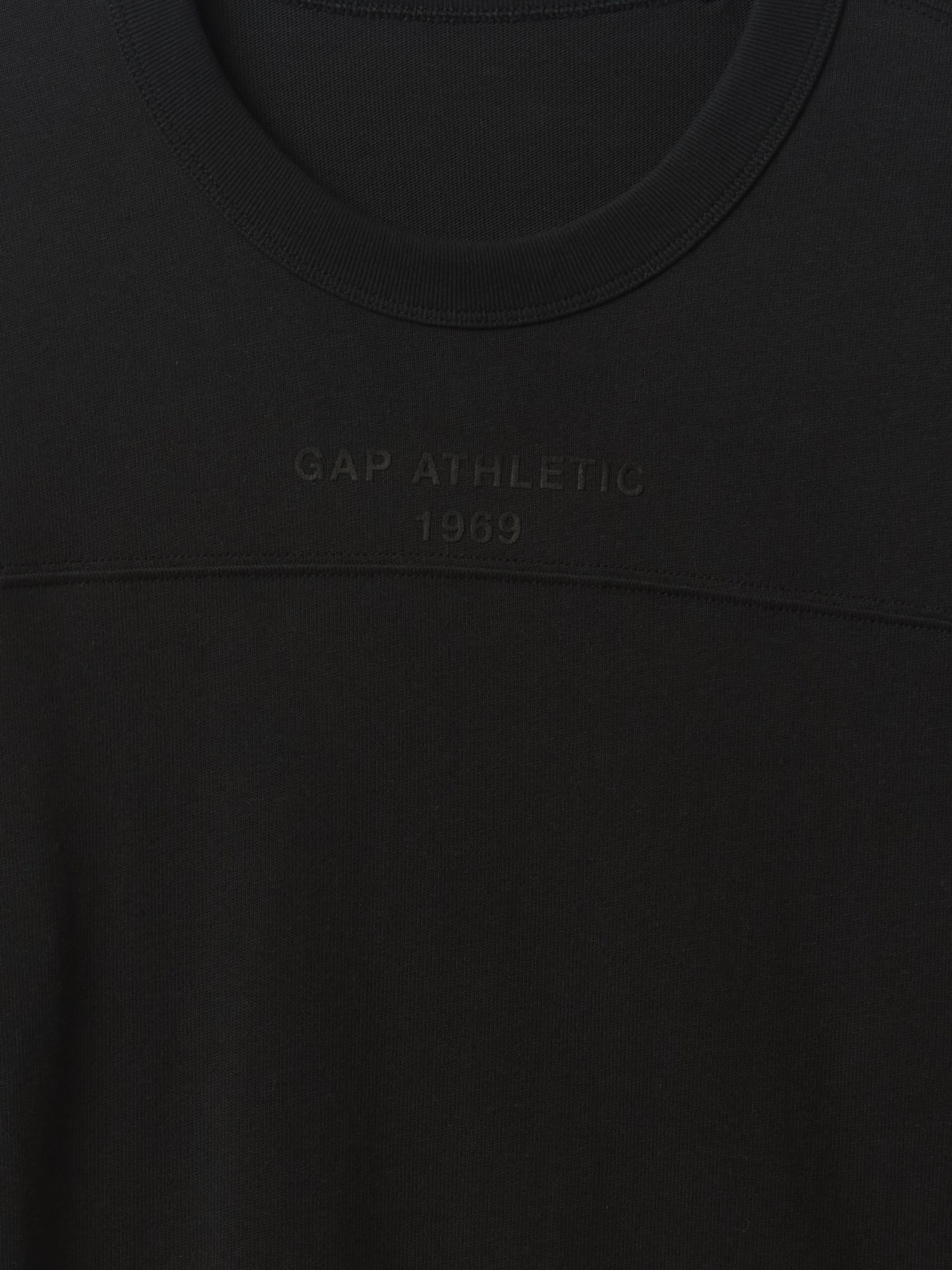 Black Oversized Athletic Logo T-Shirt - Image 5 of 5