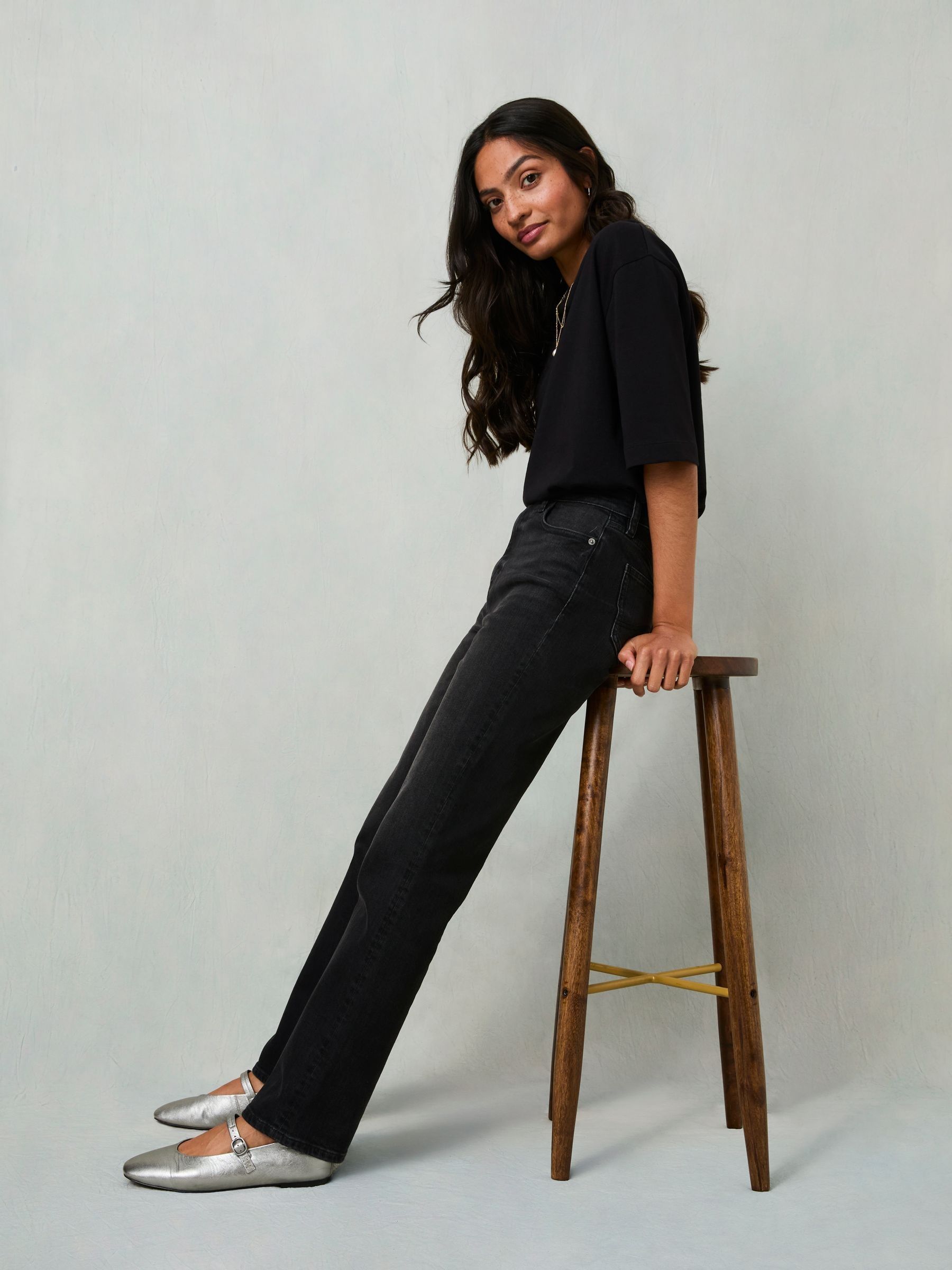 Carmel Washed Black Comfort Straight Jeans - Image 2 of 8