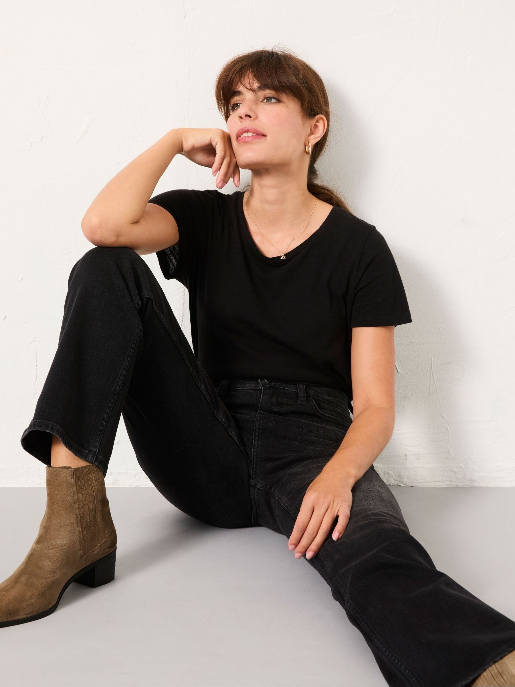 Carmel Washed Black Comfort Straight Jeans - Image 6 of 8