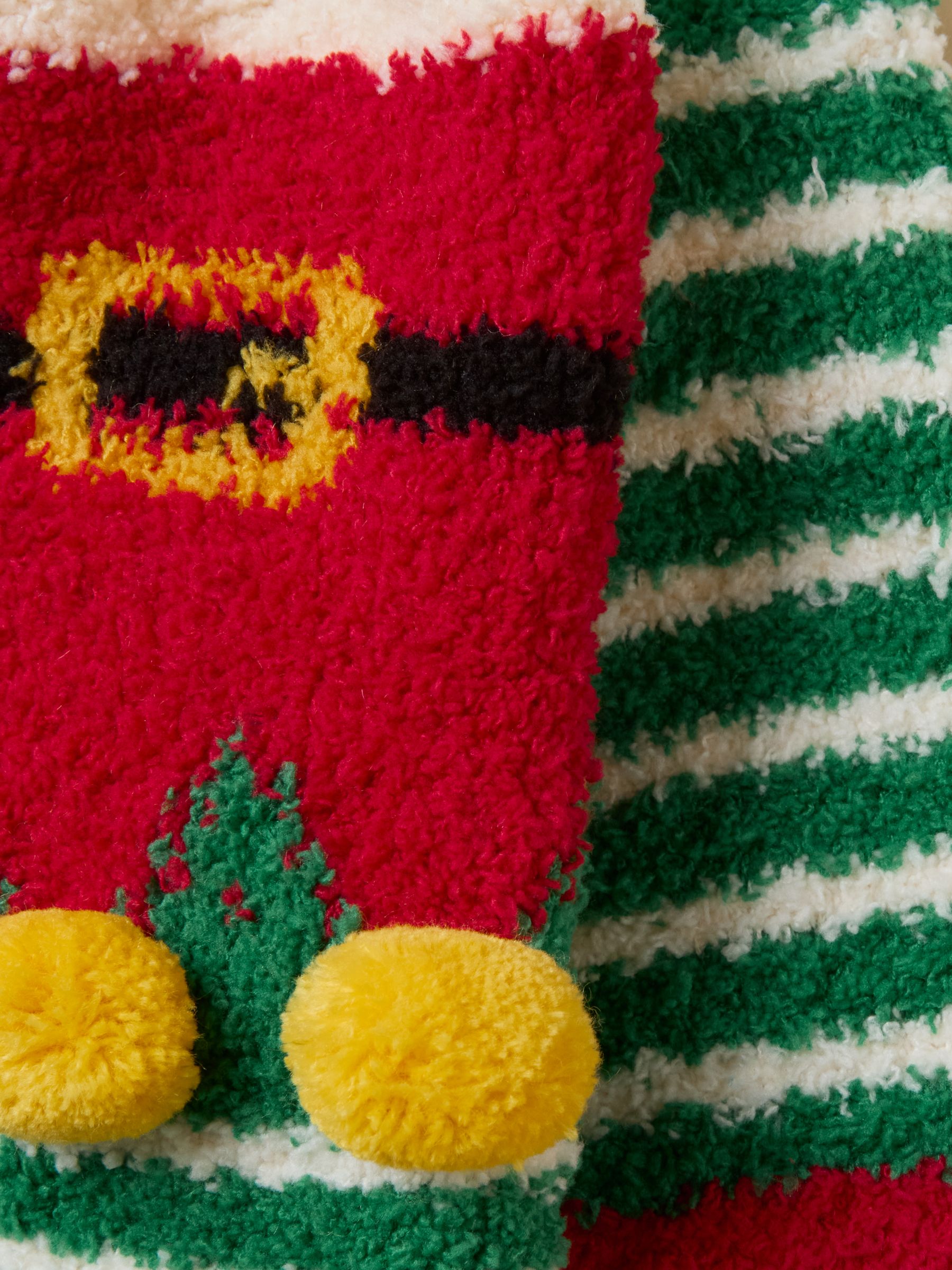 Kids' Fluffy Elf Character Socks - Image 3 of 3