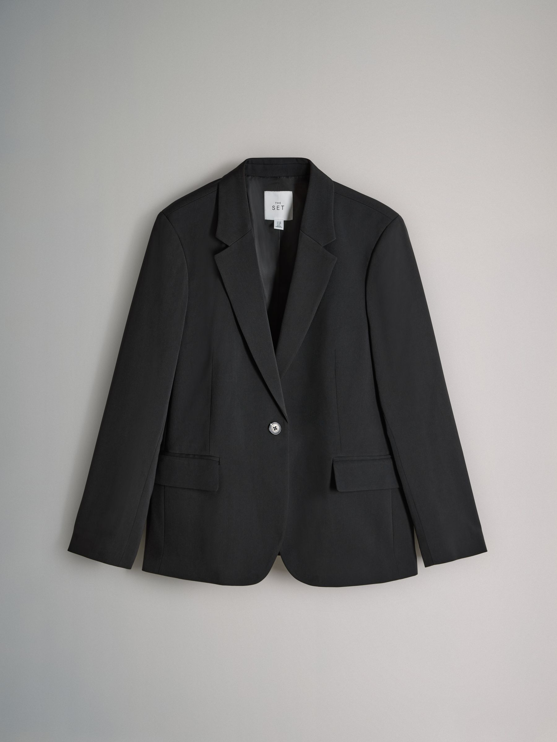 Black - Single Breasted Blazer - Image 2 of 9