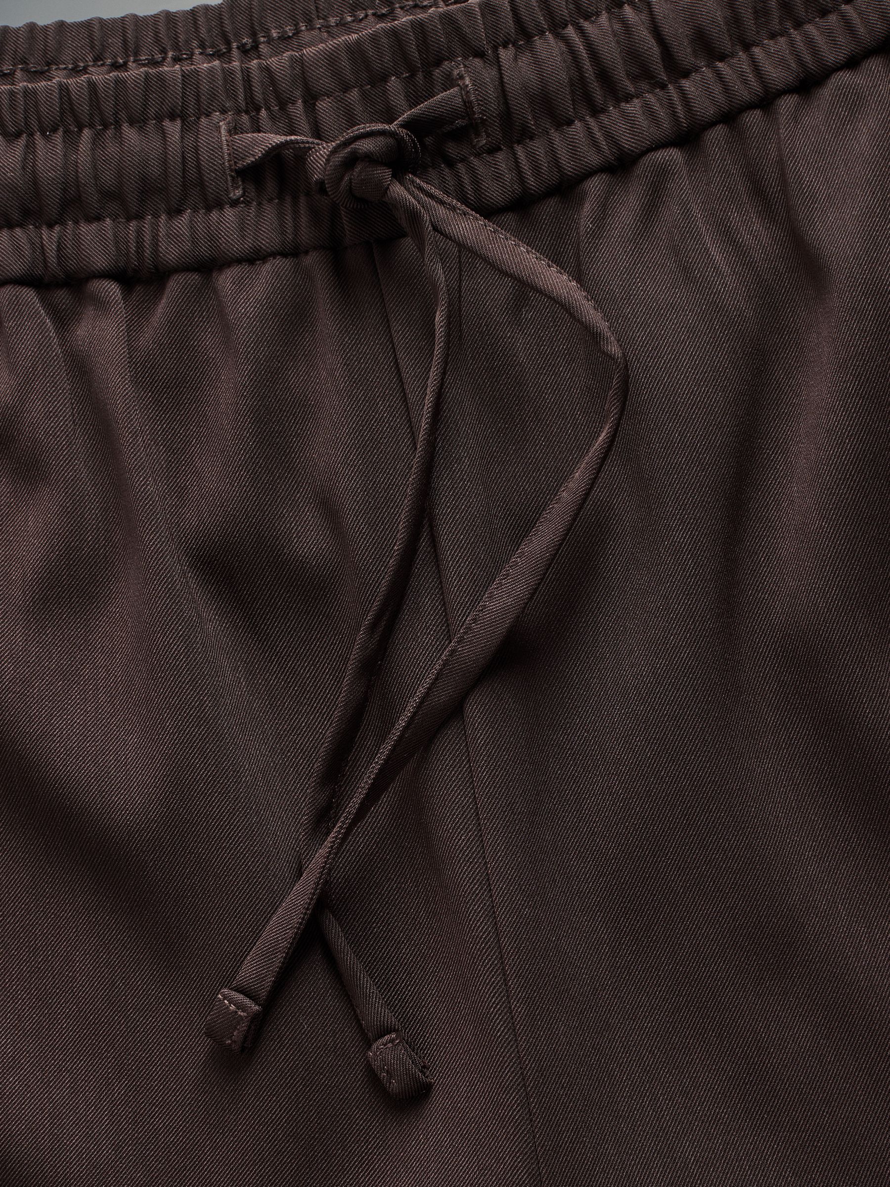 Chocolate Brown/Black 2 Pack Wide Leg Trousers - Image 6 of 6