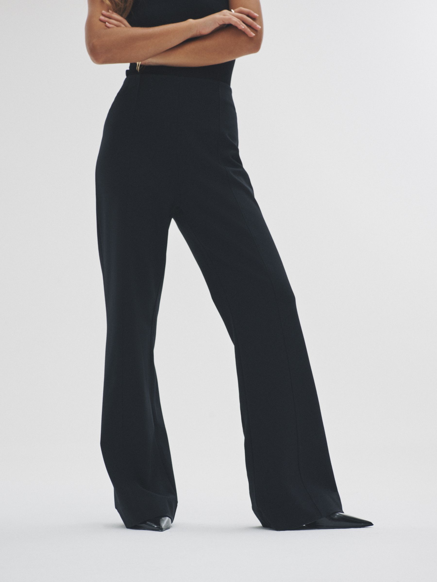 2 Pack Ponte Wide Leg Trousers - Image 3 of 11
