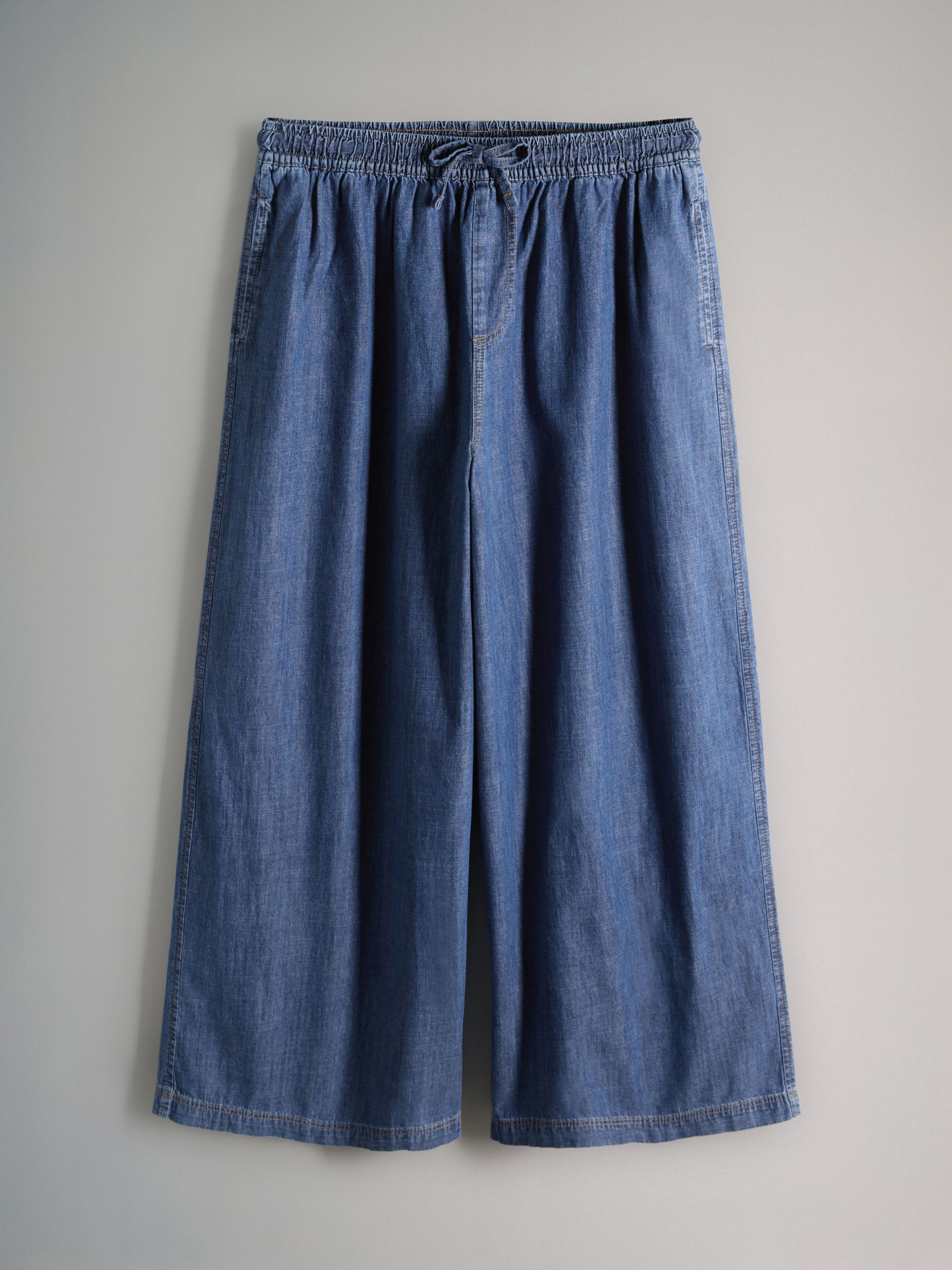 2 Pack Pull On Wide Leg Lightweight Jeans - Image 8 of 11