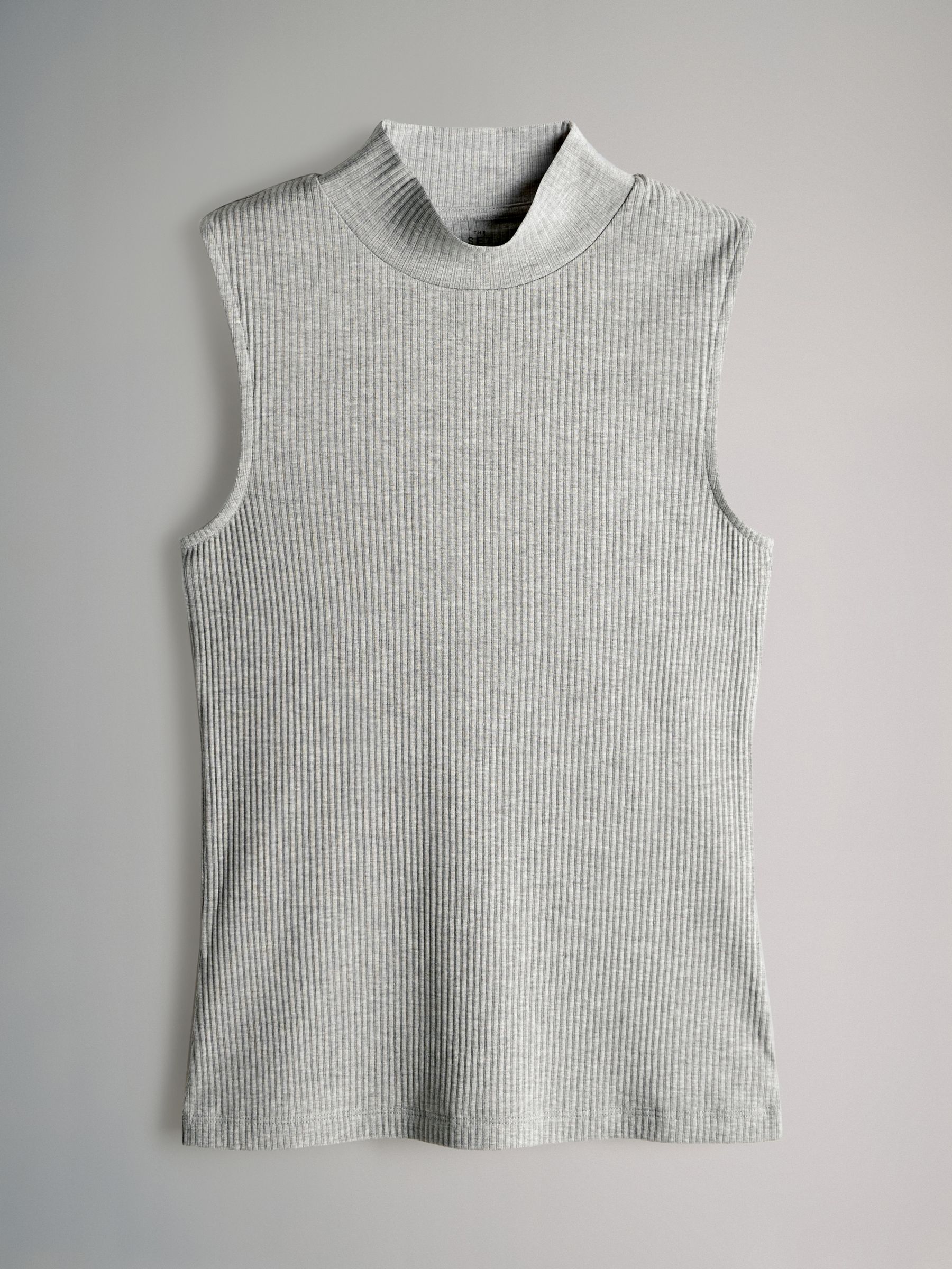 3 Pack Roll Neck Ribbed Vests - Image 9 of 11