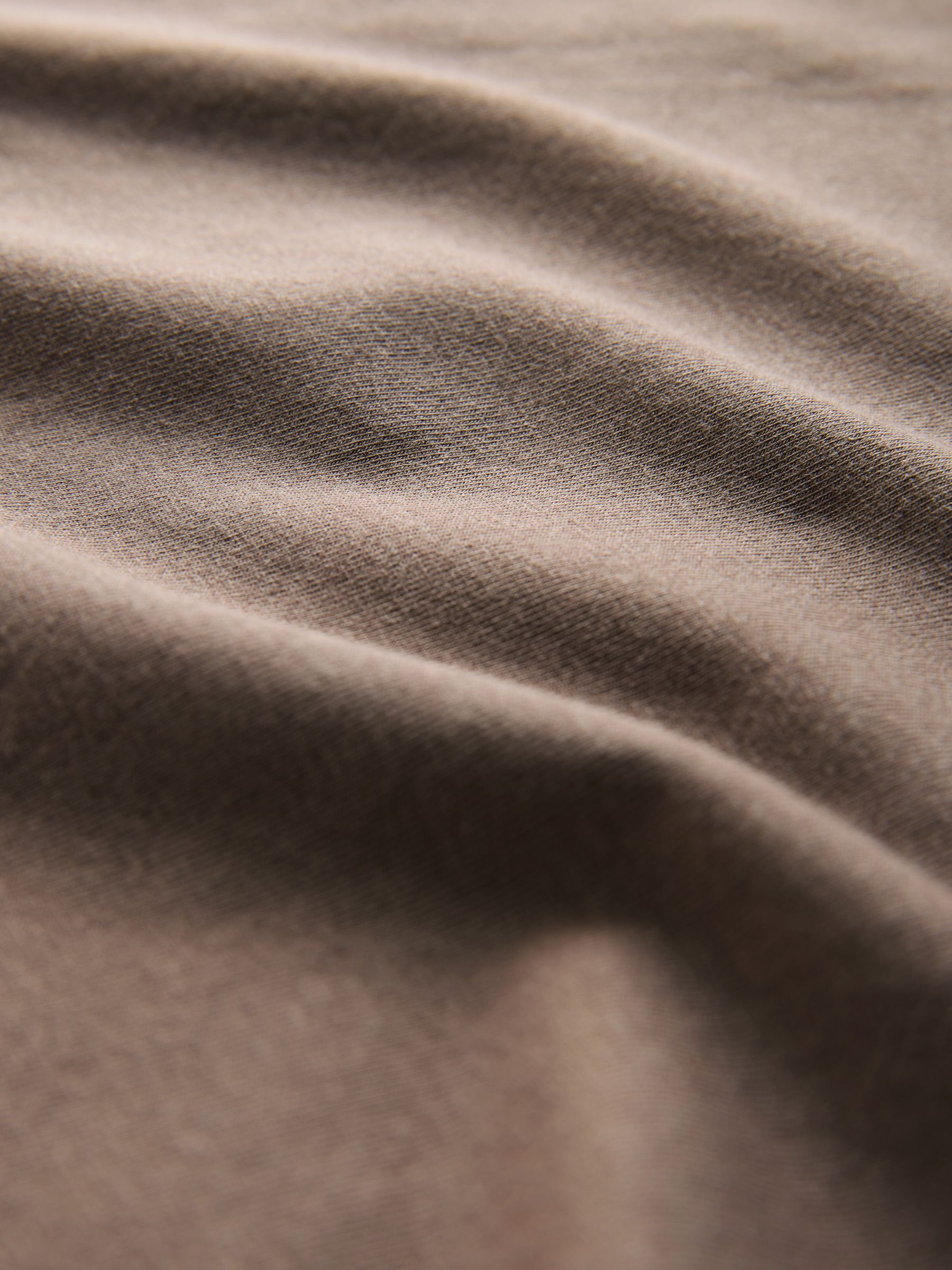 Cream/Taupe Brown/Light Green/Khaki/Black - 5 Pack Scoop Back Fittted Short Sleeve T-Shirts - Image 8 of 8