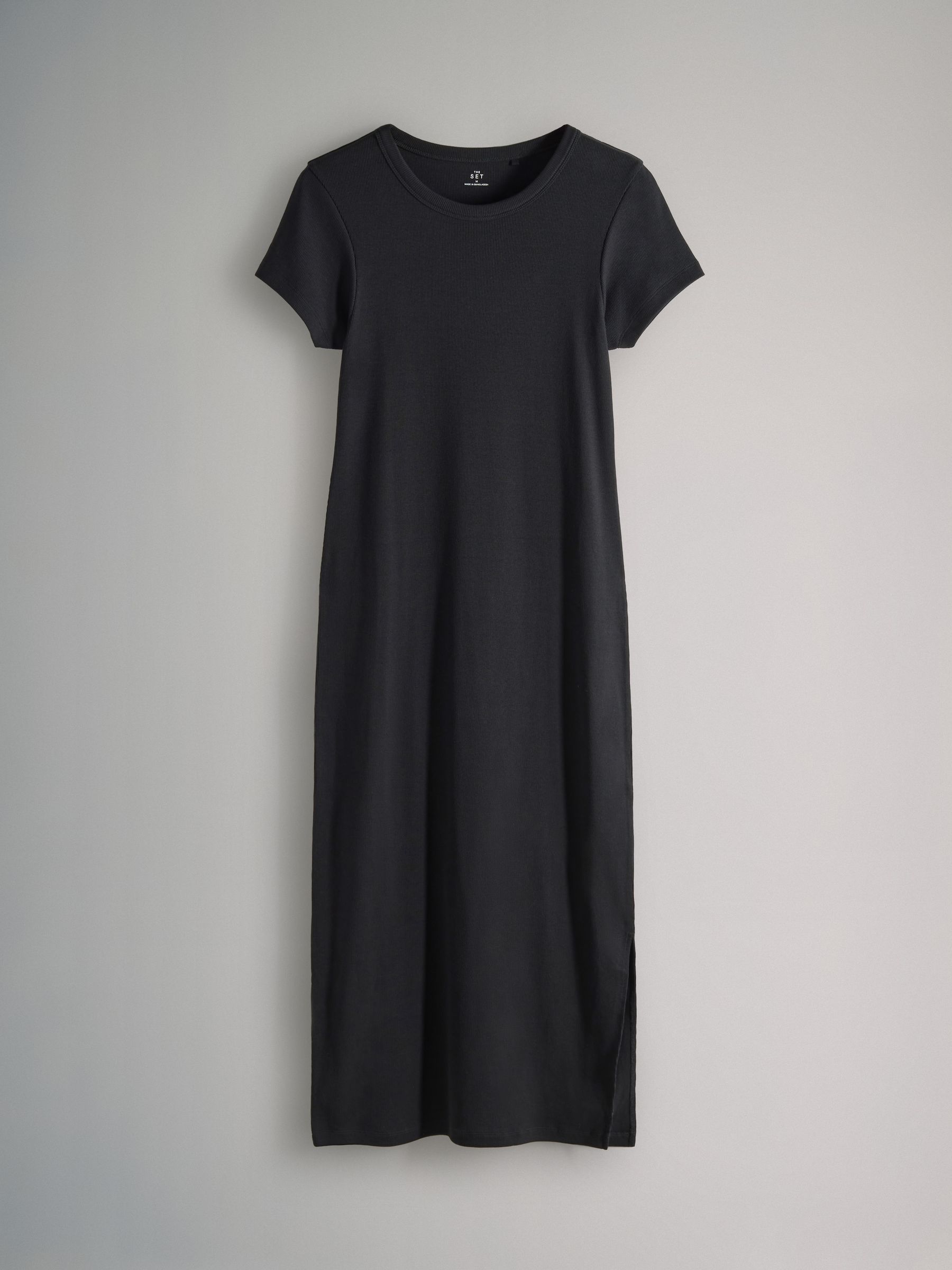 3 Pack Short Sleeve Ribbed Midi Dresses - Image 9 of 11