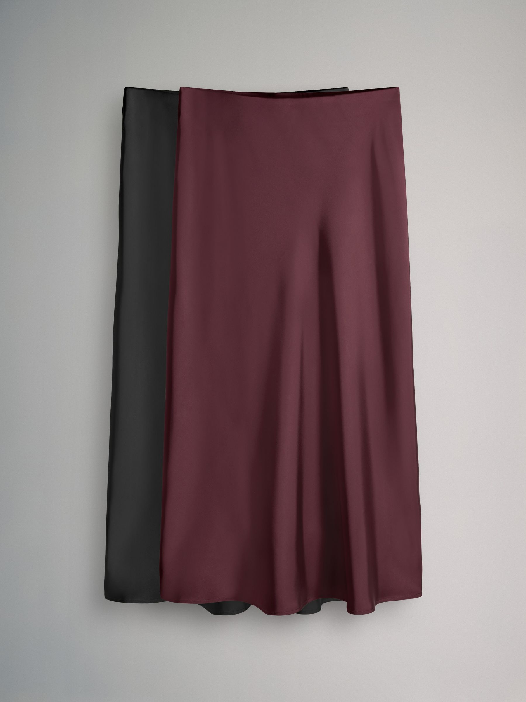 2 Pack Satin Midi Skirts - Image 2 of 10