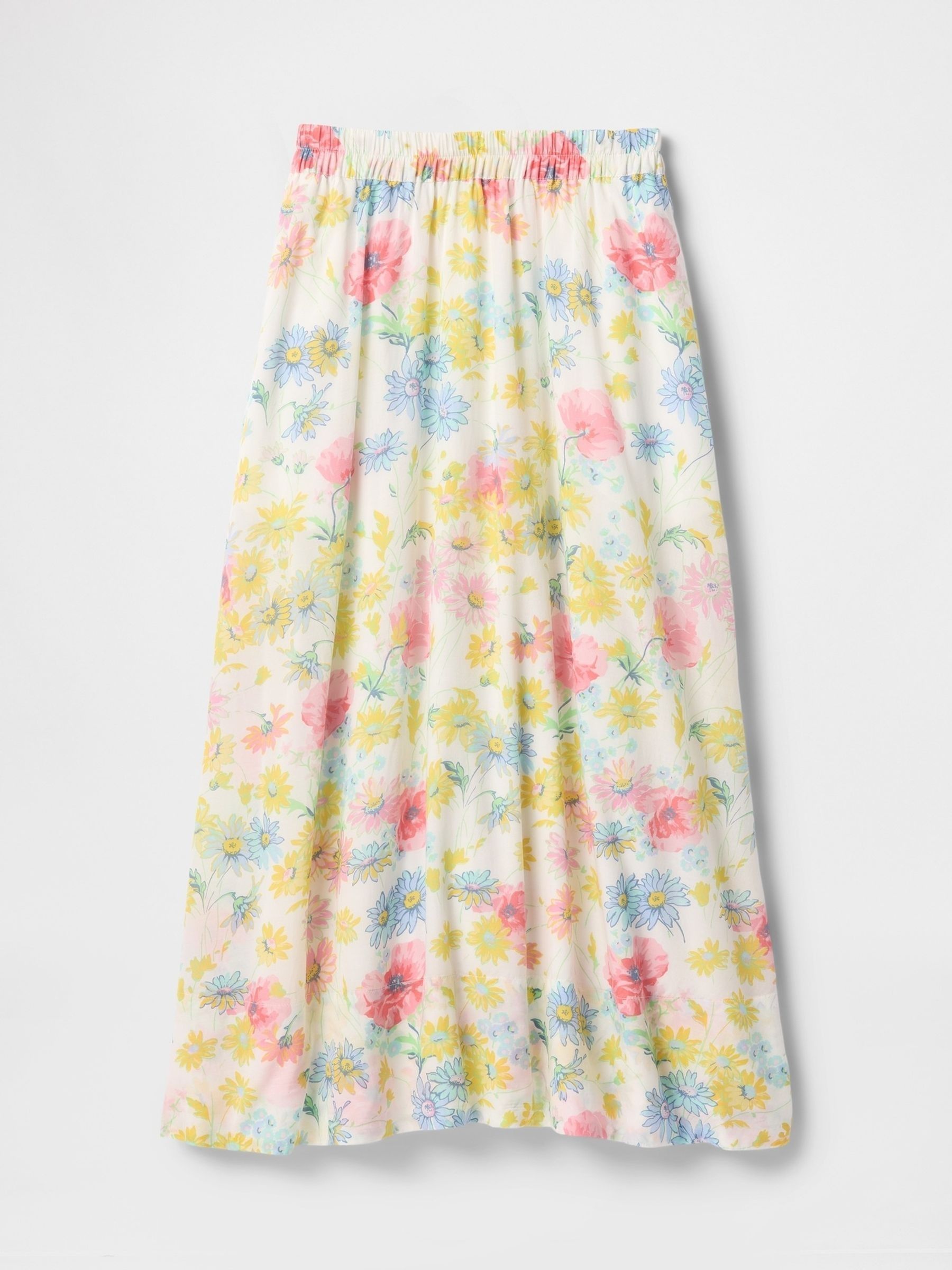White Floral Maxi Skirt - Image 5 of 5