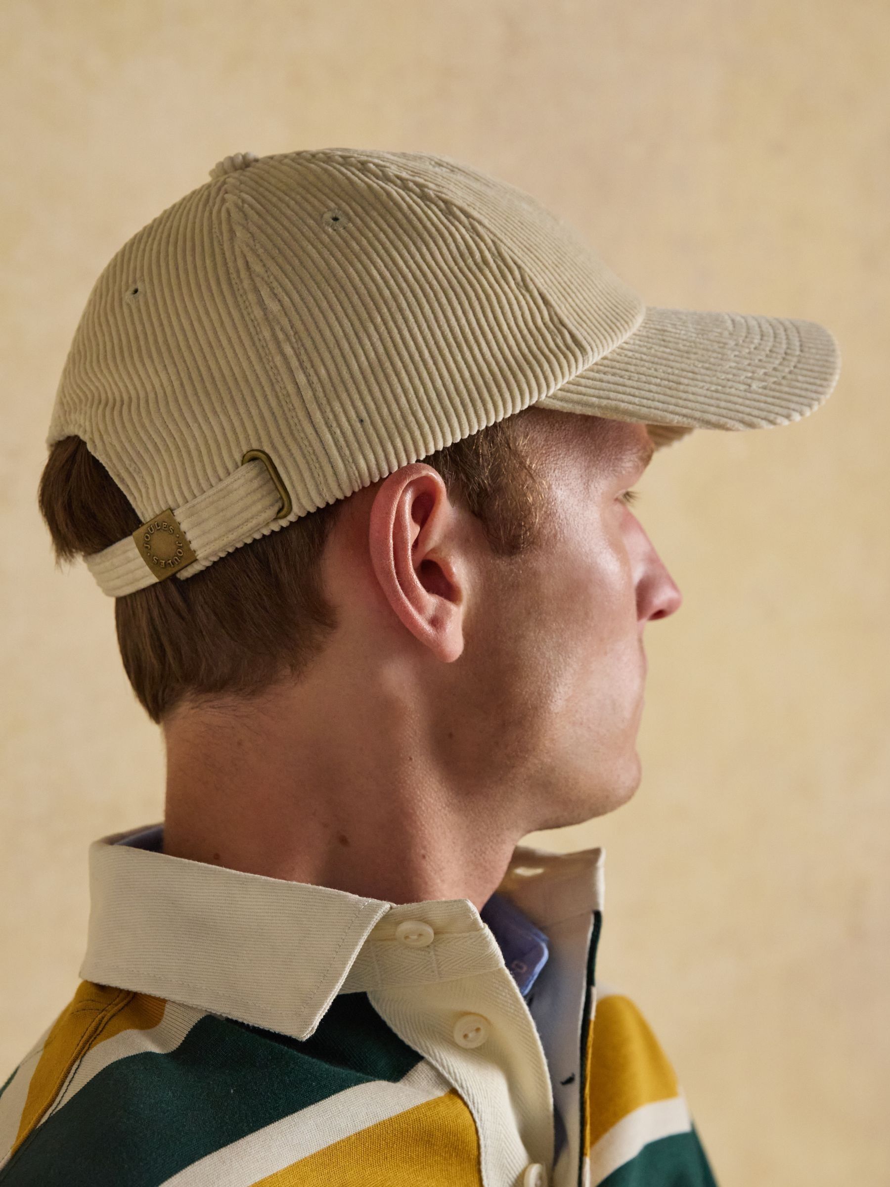 Chadwick Cream Corduroy Unisex Baseball Cap - Image 3 of 7