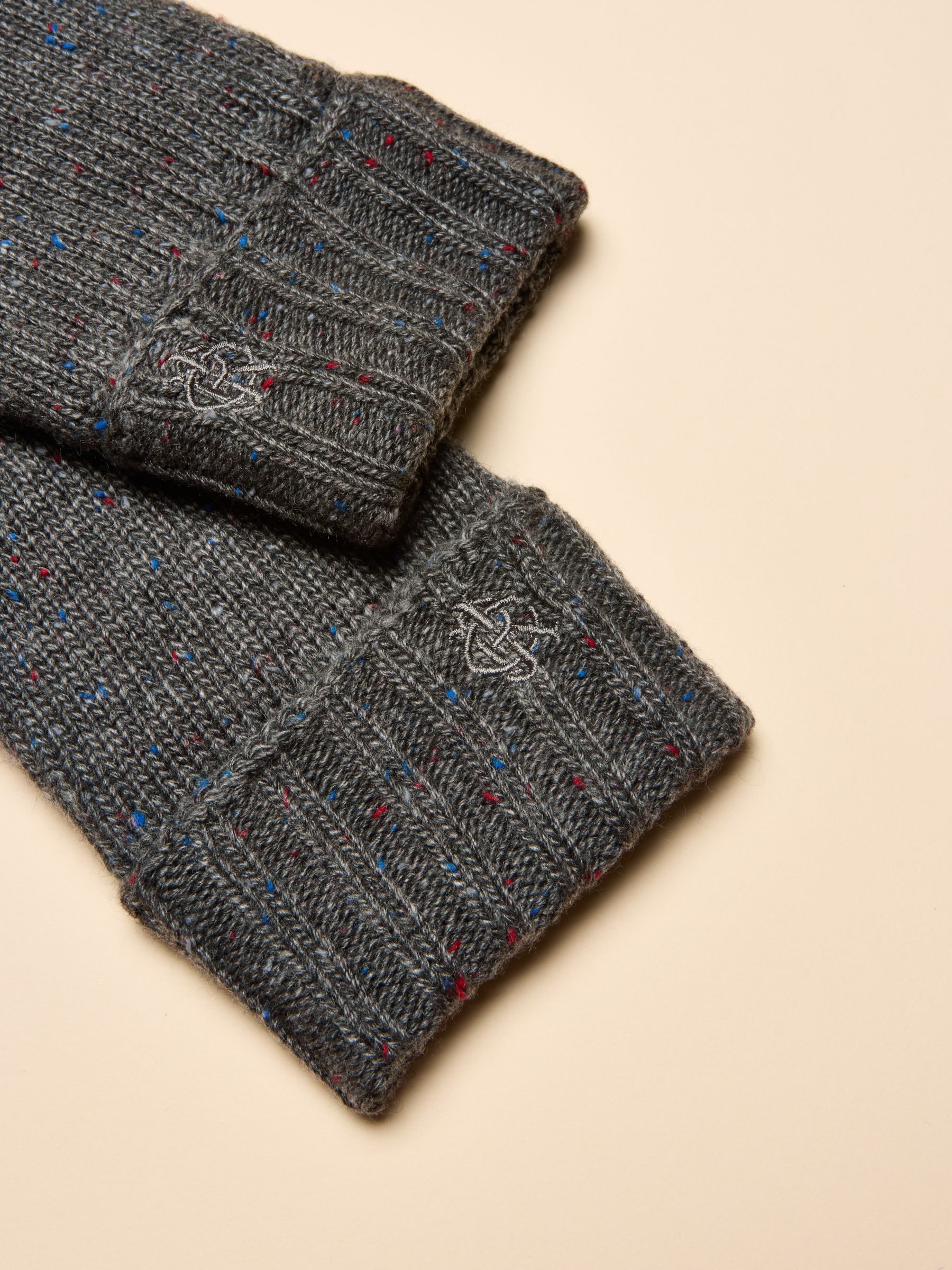 Hammond Grey Lined Gloves - Image 2 of 3 Hammond Grey Lined Gloves - Image 2 of 3