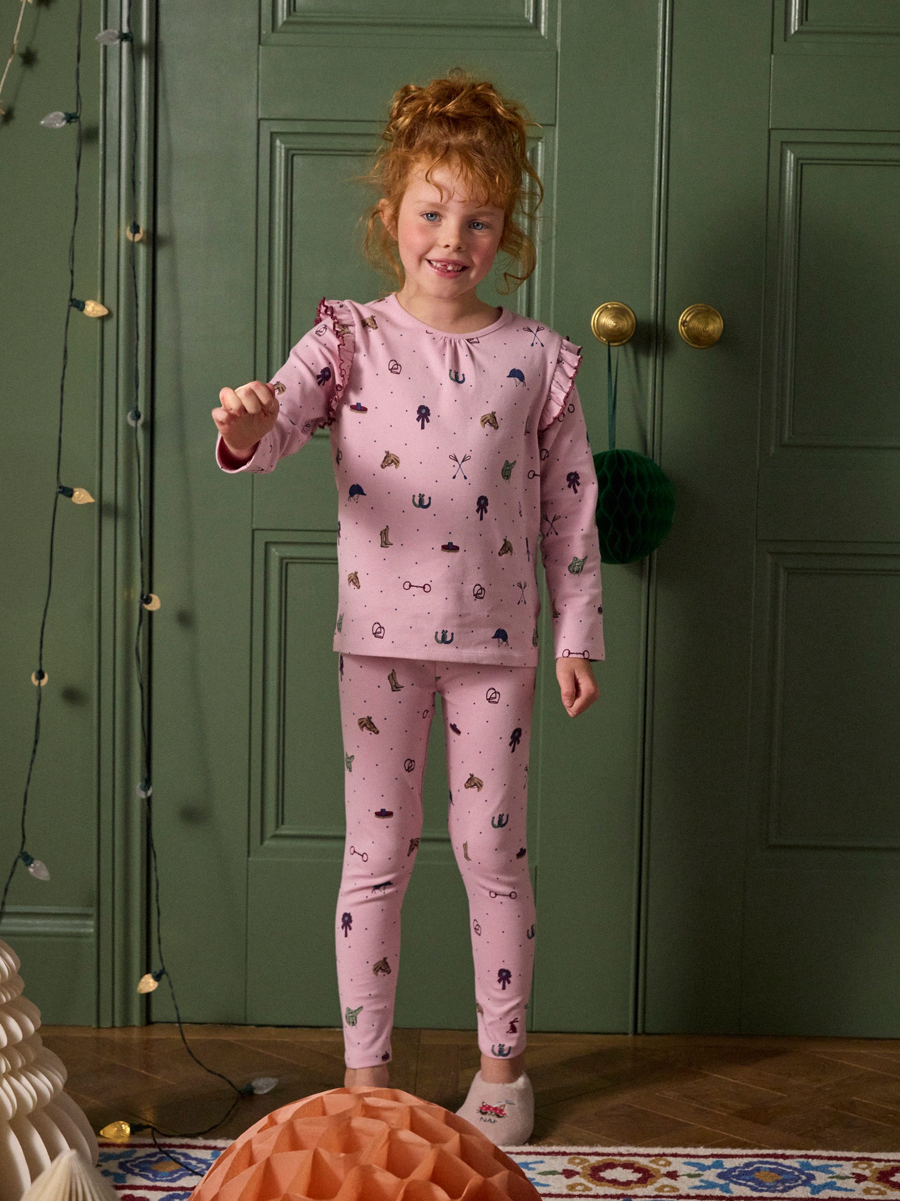 Girls' Kipwell Pink Long Sleeve Pyjama Set - Image 1 of 7 Girls' Kipwell Pink Long Sleeve Pyjama Set - Image 1 of 7
