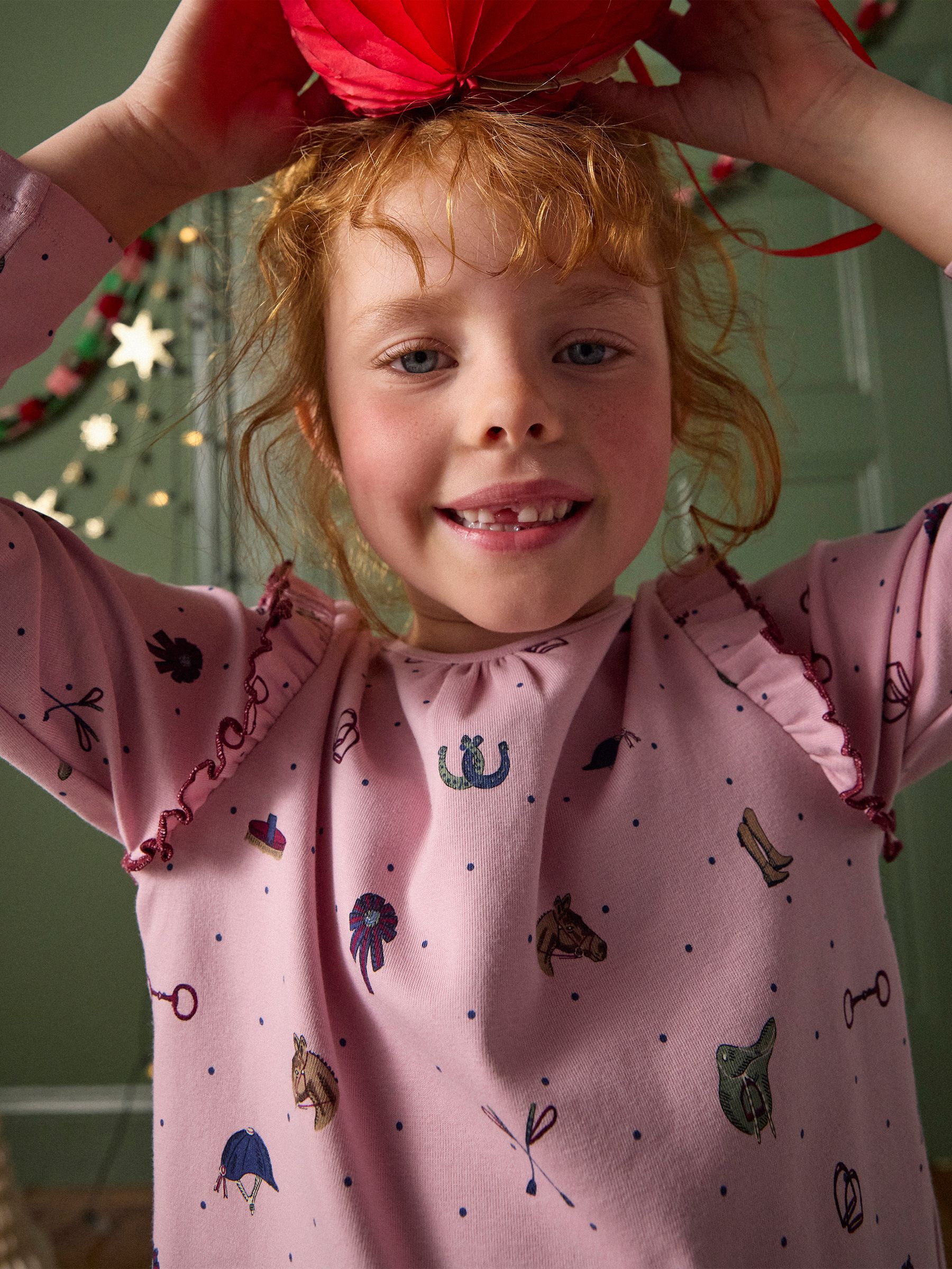 Girls' Kipwell Pink Long Sleeve Pyjama Set - Image 2 of 7 Girls' Kipwell Pink Long Sleeve Pyjama Set - Image 2 of 7