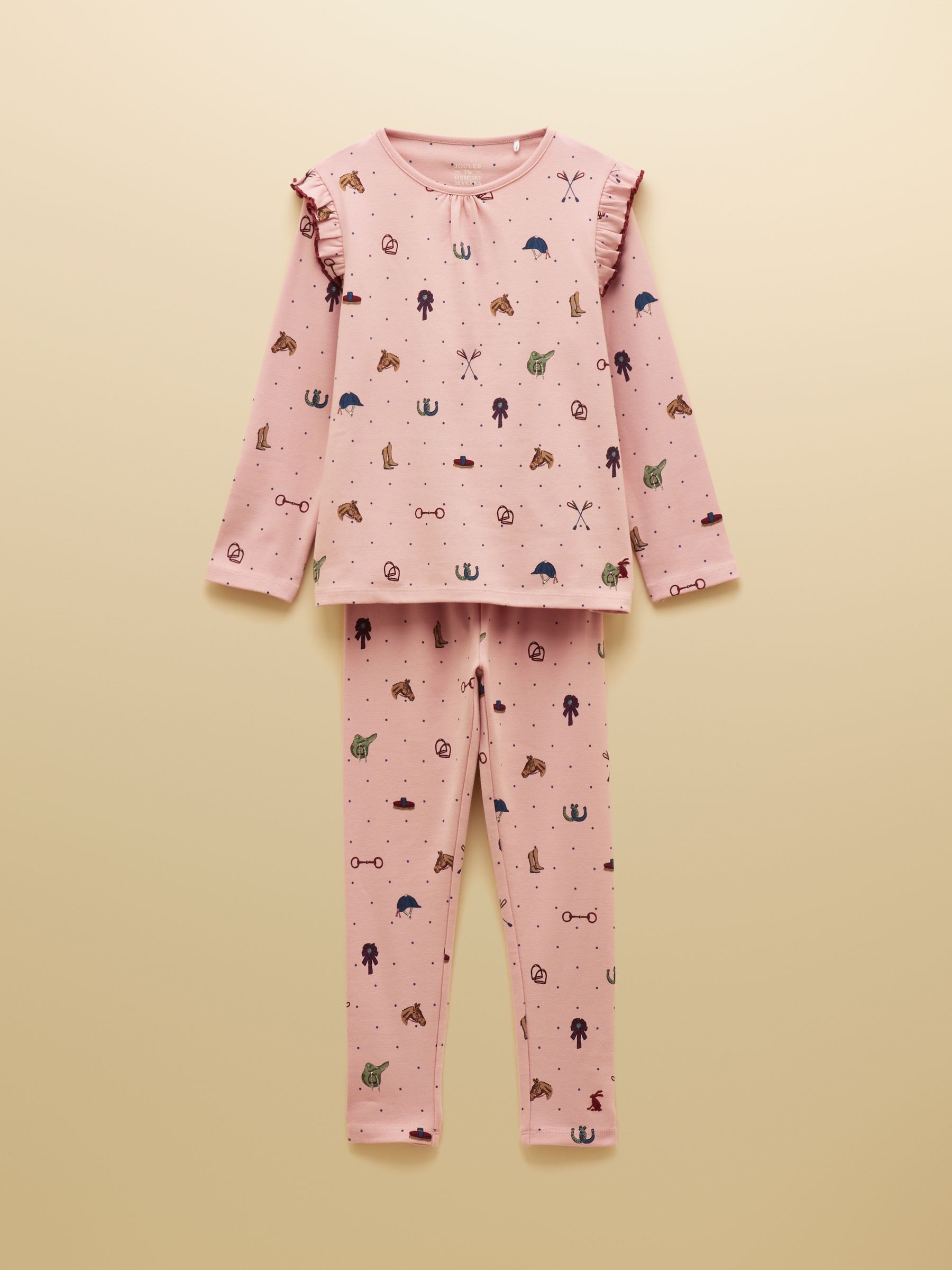Girls' Kipwell Pink Long Sleeve Pyjama Set - Image 3 of 7