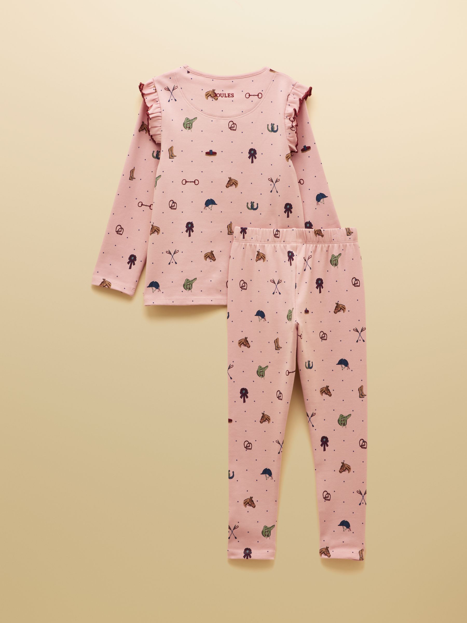 Girls' Kipwell Pink Long Sleeve Pyjama Set - Image 4 of 7
