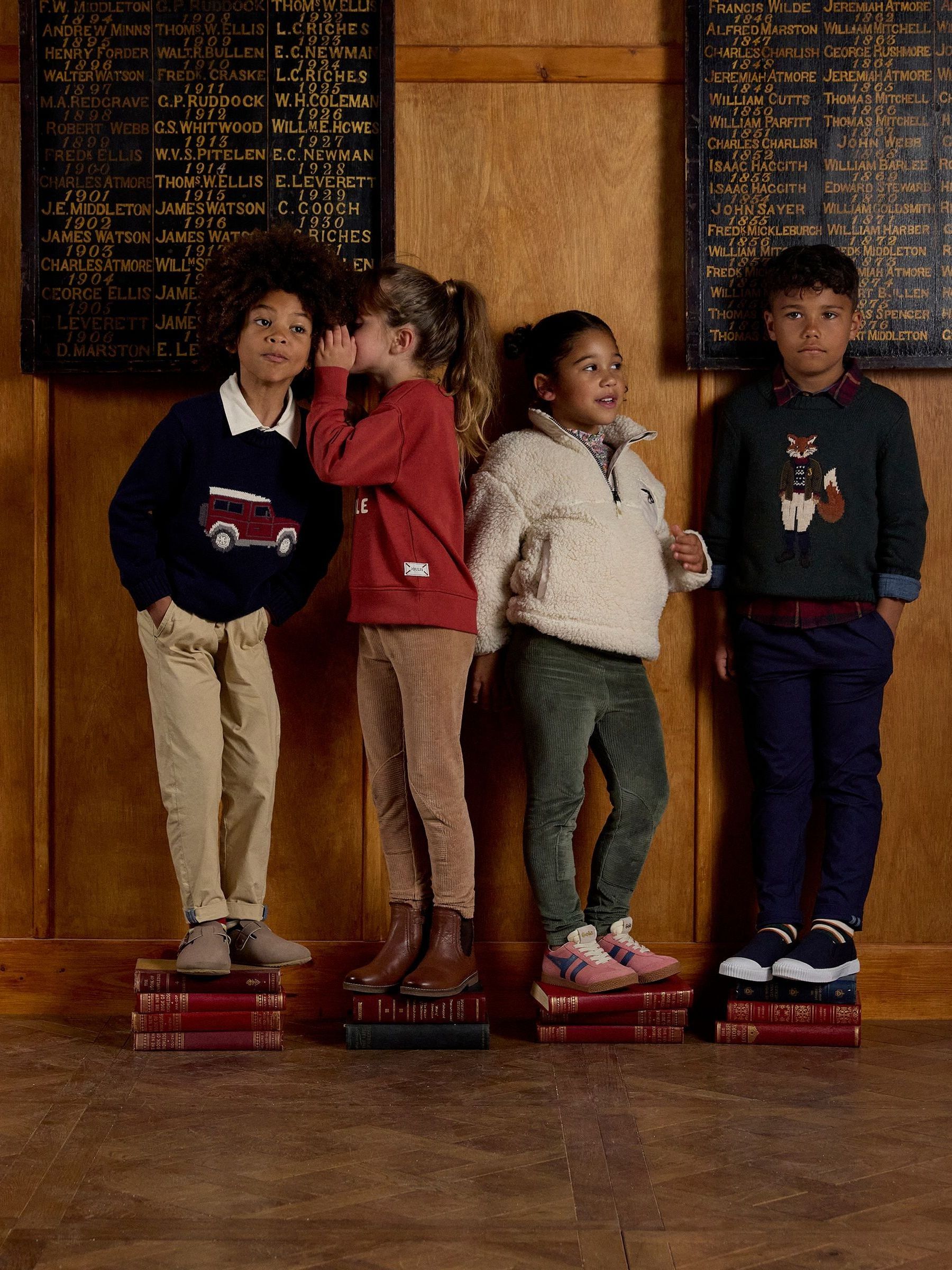 Kids' Cracking Navy Blue Intarsia Knit Jumper - Image 6 of 6