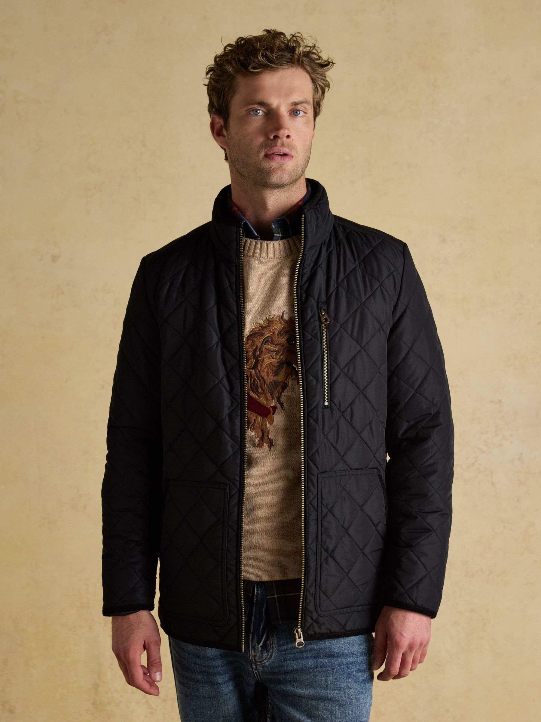 Maynard Black Diamond Quilted Jacket - Image 4 of 10
