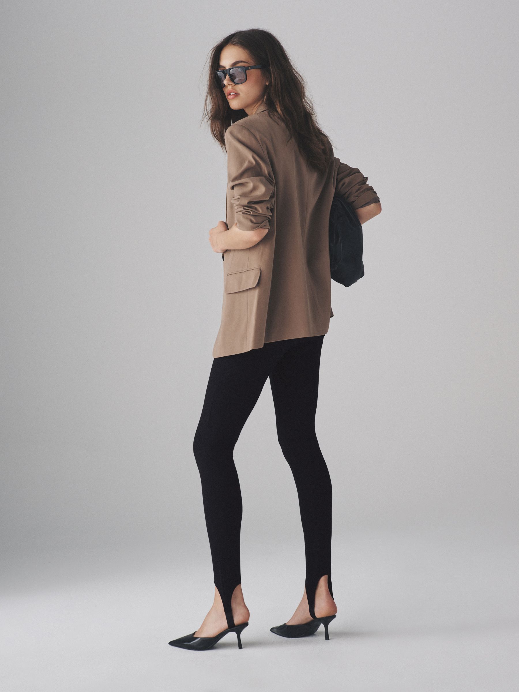 2 Pack Ponte Stirrup Leggings - Image 3 of 7