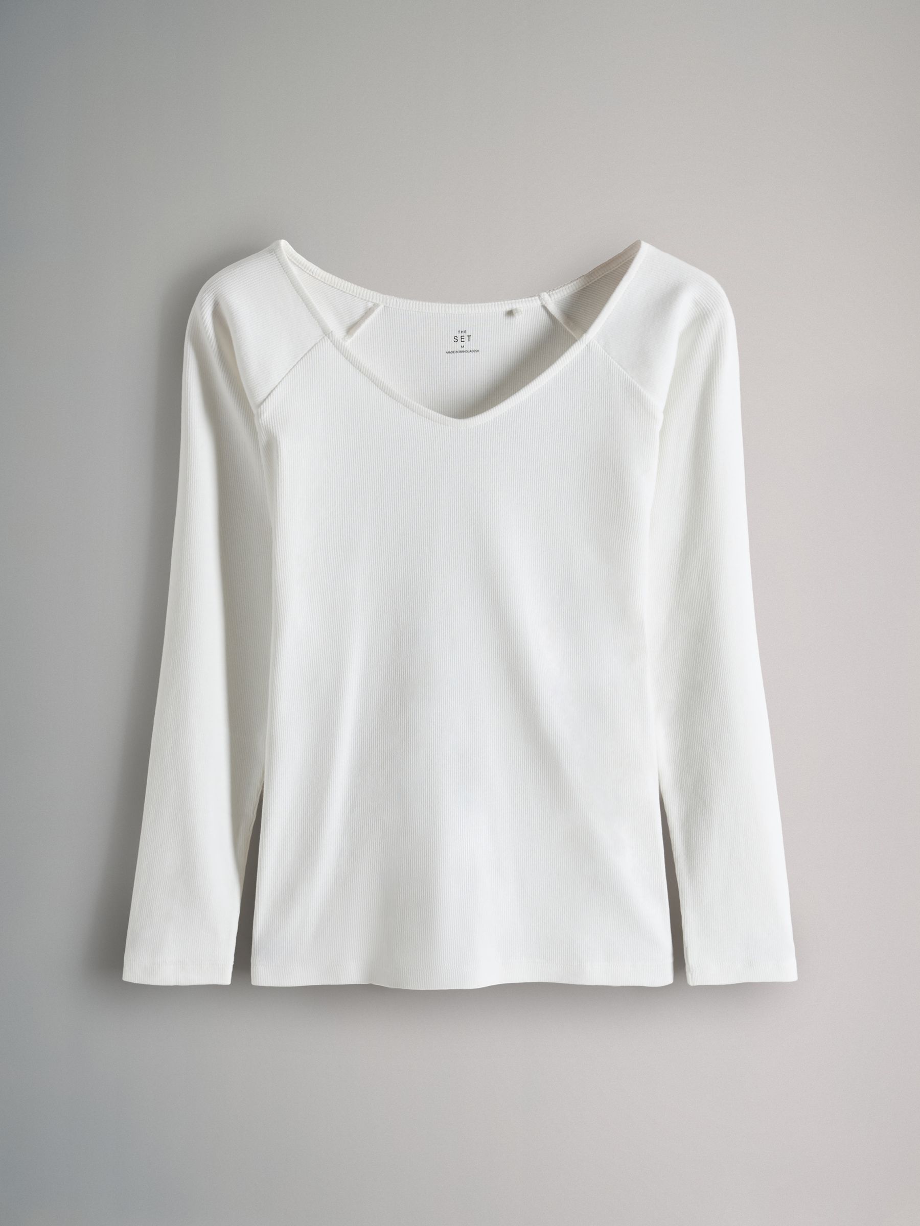 3 Pack Deep V-Neck Ribbed Long Sleeve Tops - Image 2 of 6 3 Pack Deep V-Neck Ribbed Long Sleeve Tops - Image 2 of 6