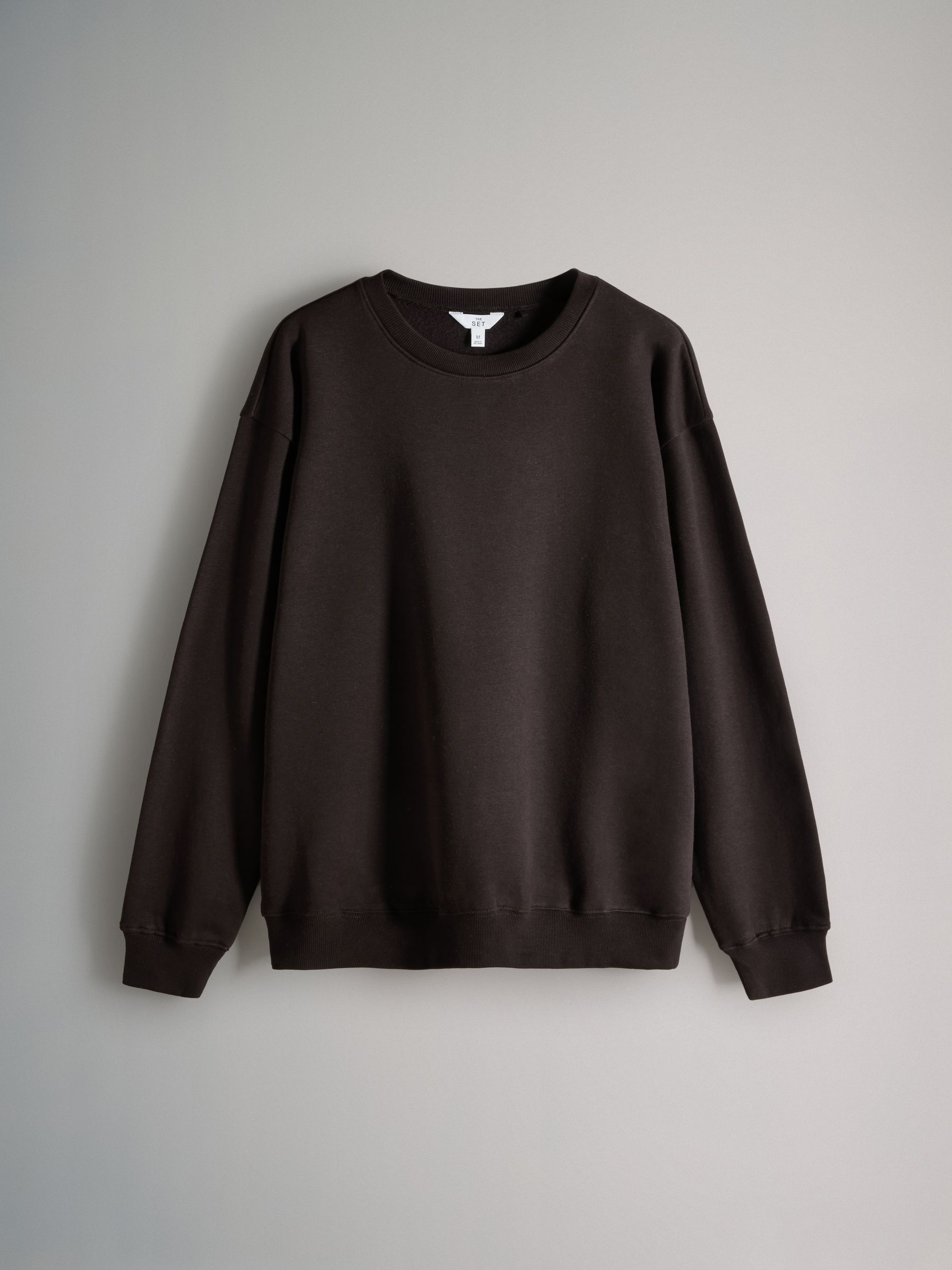 Chocolate Brown/Taupe Brown/Dusty Pink/Cream - 4 Pack Relaxed Crew Neck Sweatshirt - Image 4 of 7