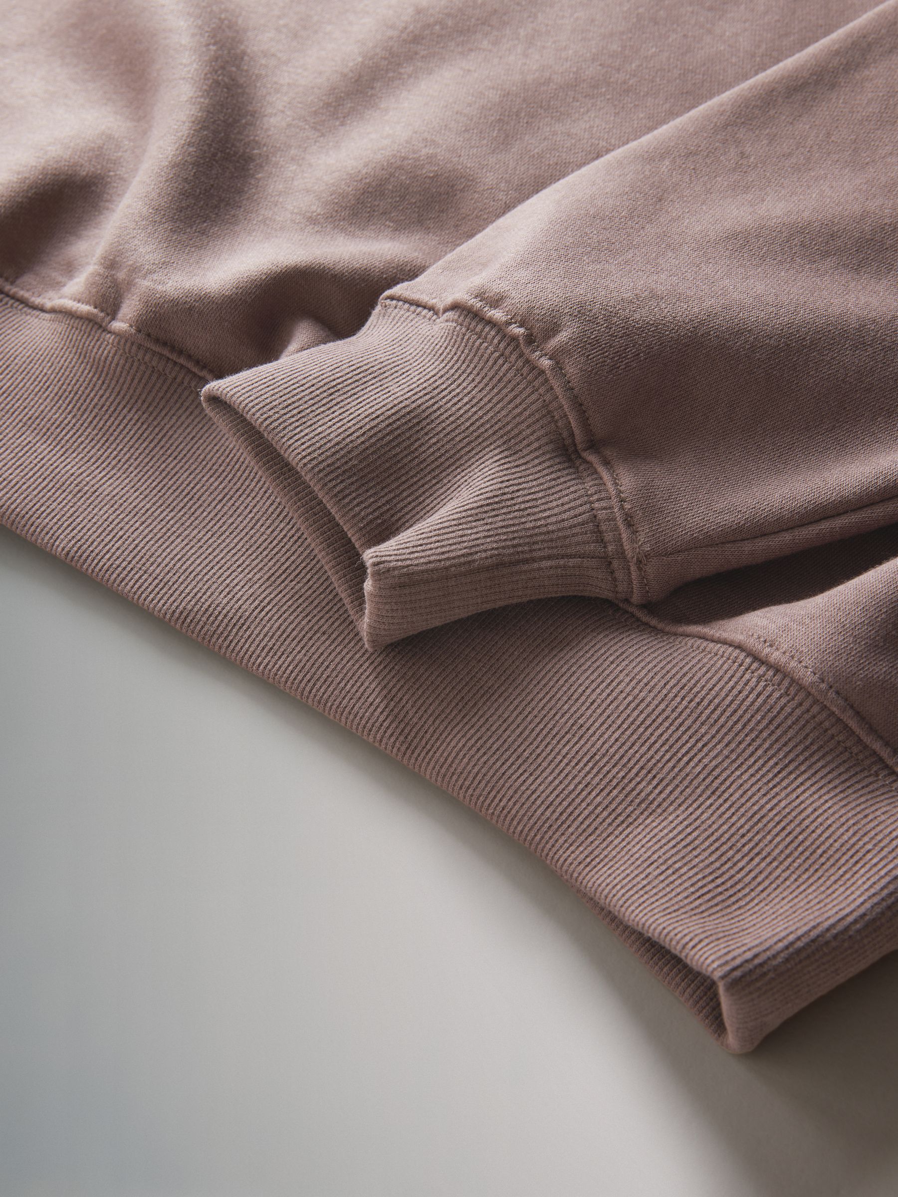Chocolate Brown/Taupe Brown/Dusty Pink/Cream 4 Pack Relaxed Crew Neck Sweatshirts - Image 6 of 6