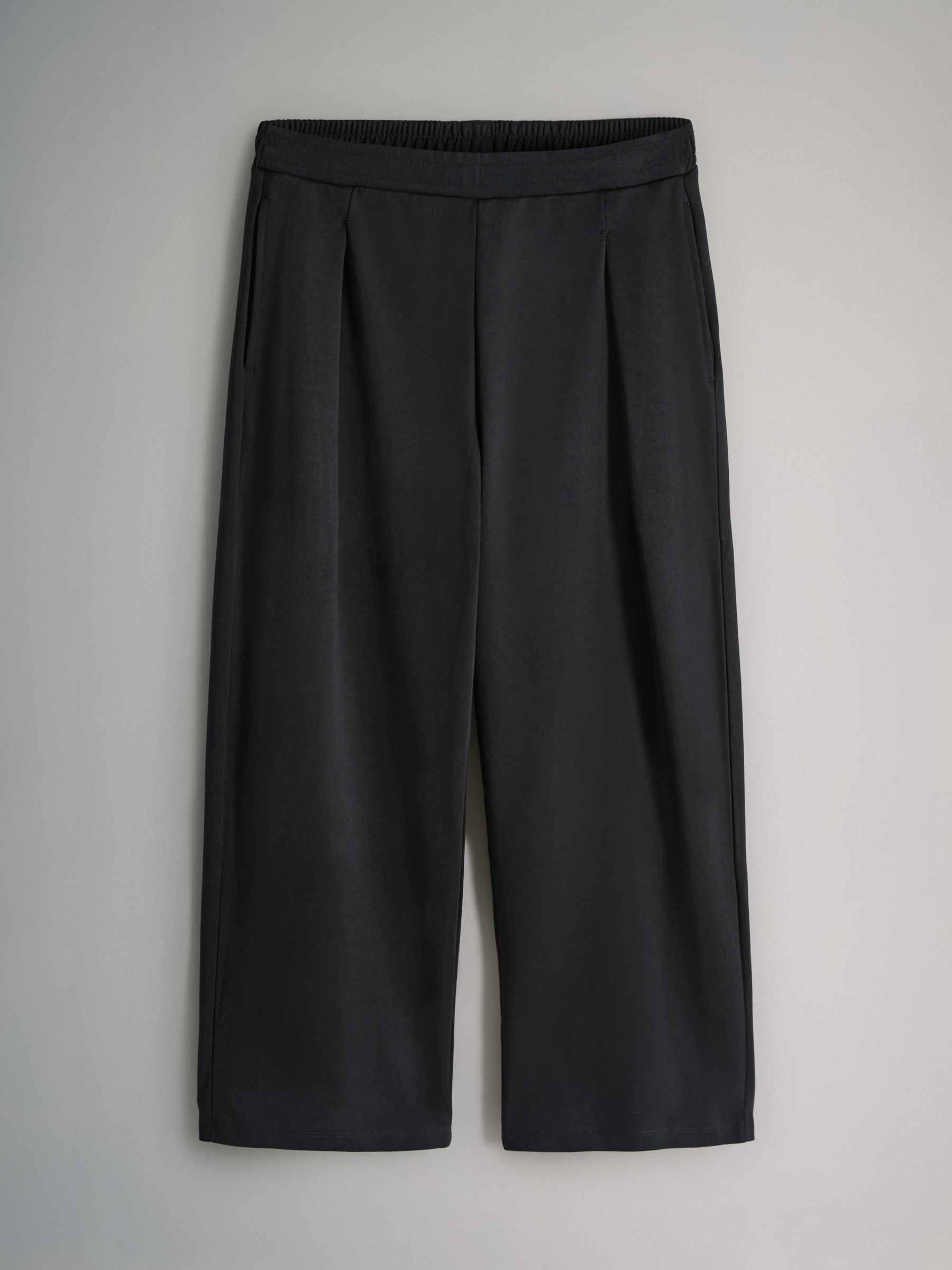 Brown/Black - 2 Pack Heavyweight Premium Pleat Front Jersey Trousers - Image 7 of 10