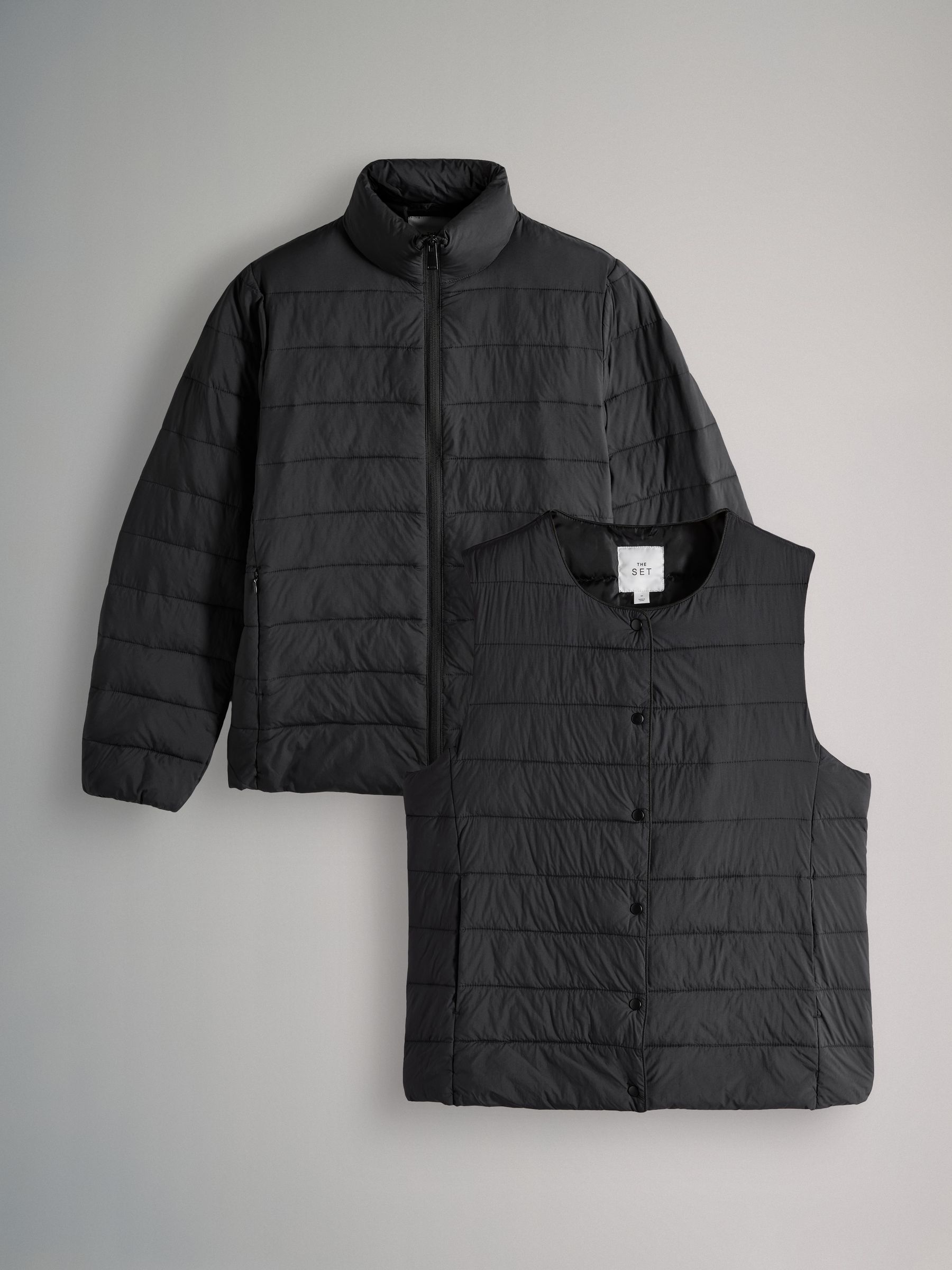 2 Pack Lightweight Padded Coat/Gilet - Image 1 of 5