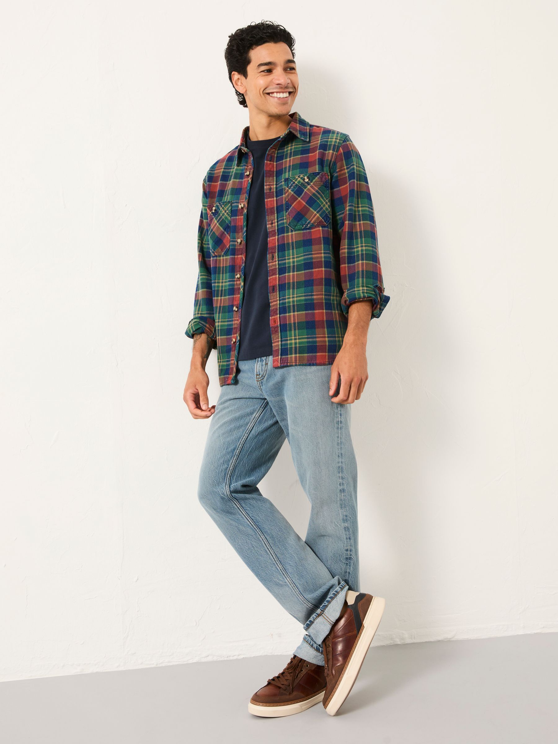 Rye Multi coloured Long Sleeve Buffalo Check Shirt - Image 1 of 5