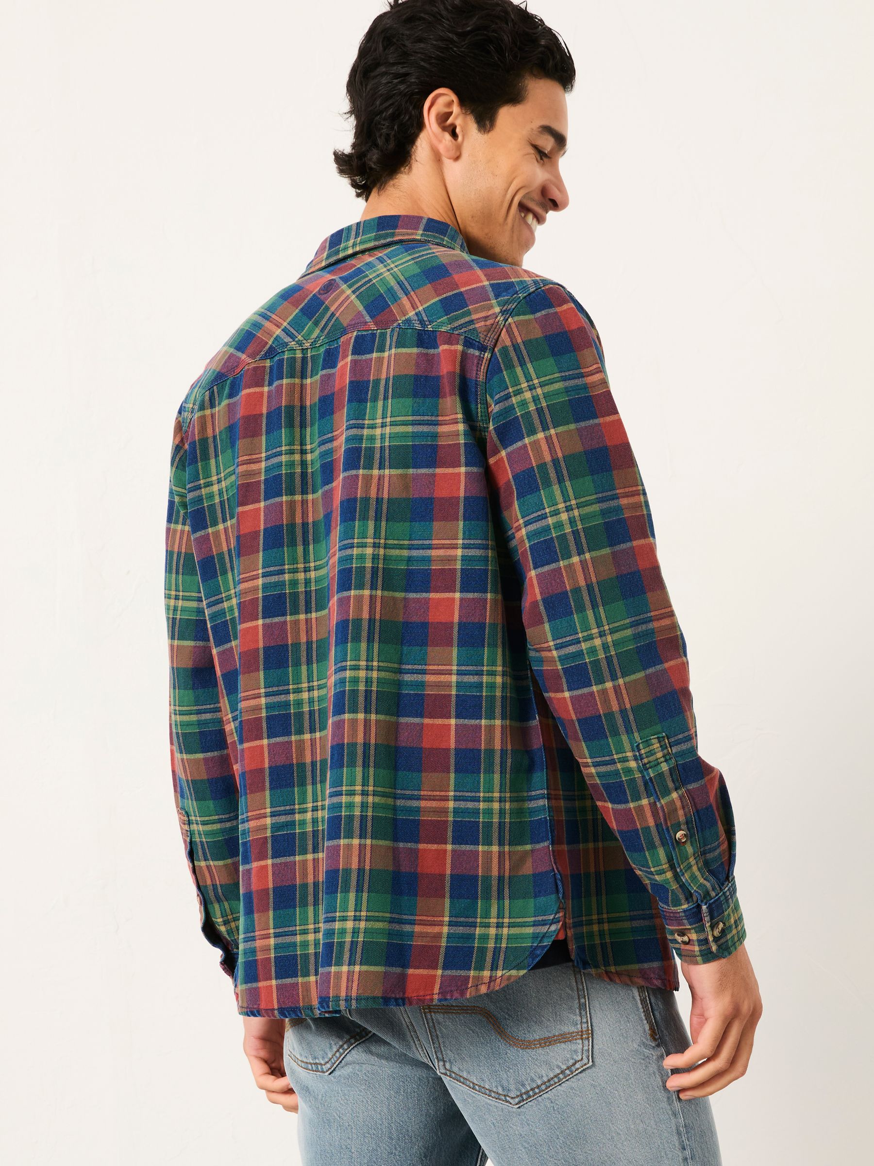 Rye Multi coloured Long Sleeve Buffalo Check Shirt - Image 2 of 5