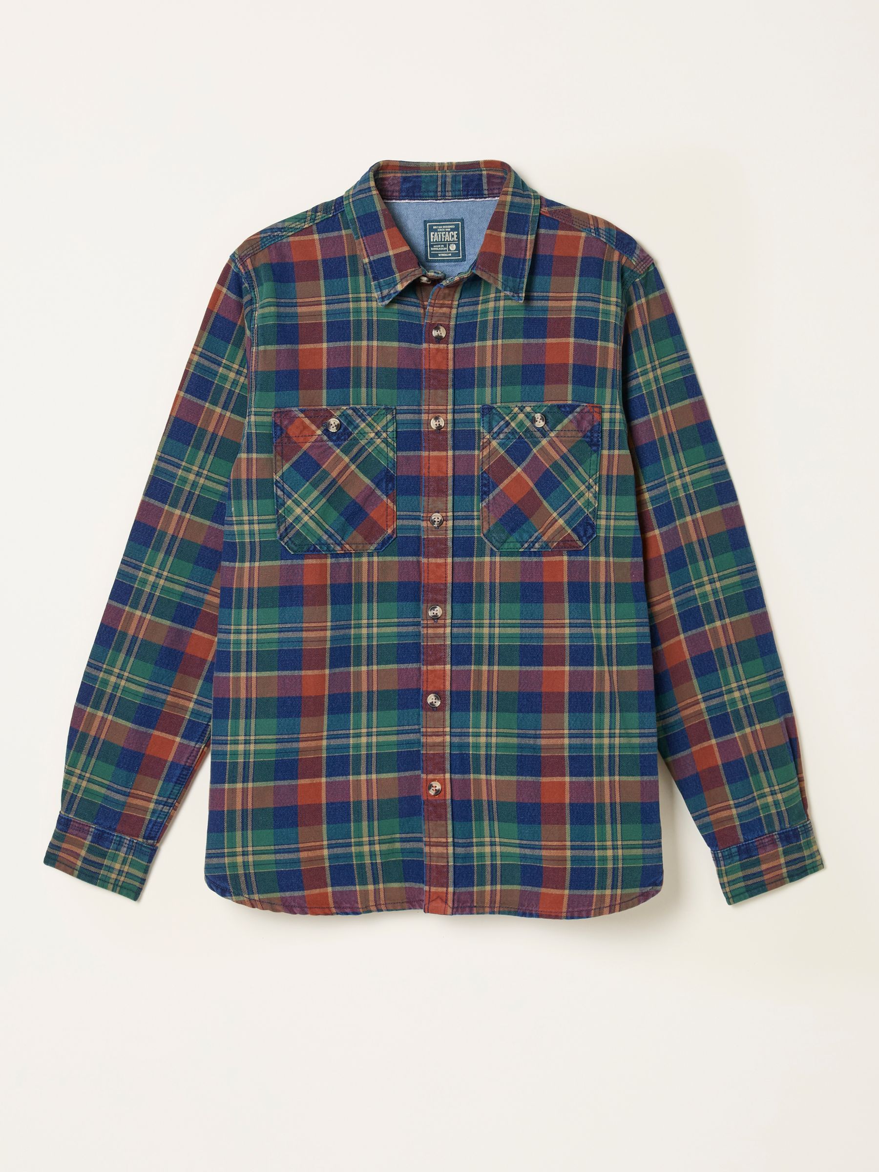 Rye Multi coloured Long Sleeve Buffalo Check Shirt - Image 5 of 5