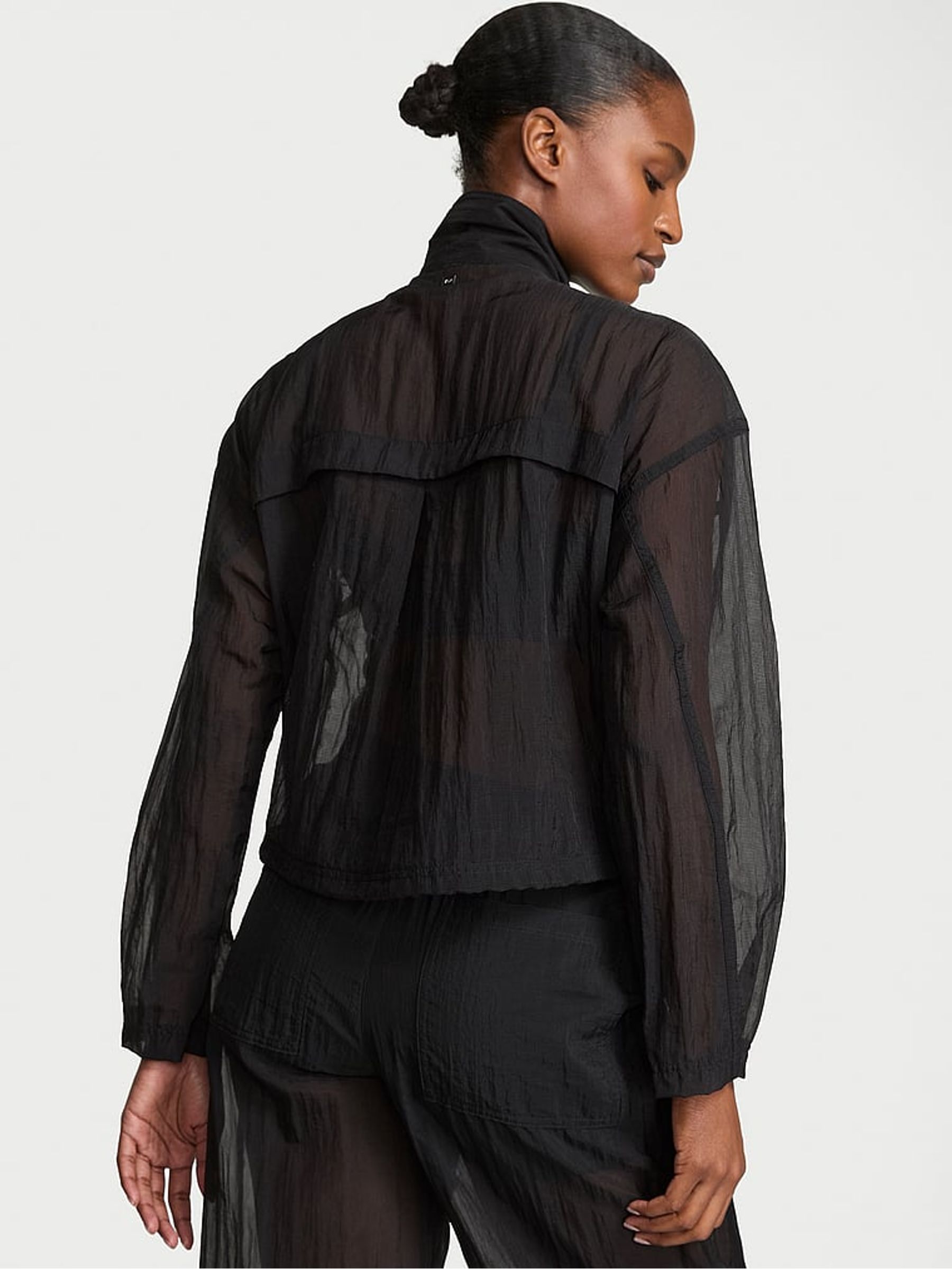 Black VSX Sheer Ripstop Jacket - Image 2 of 3