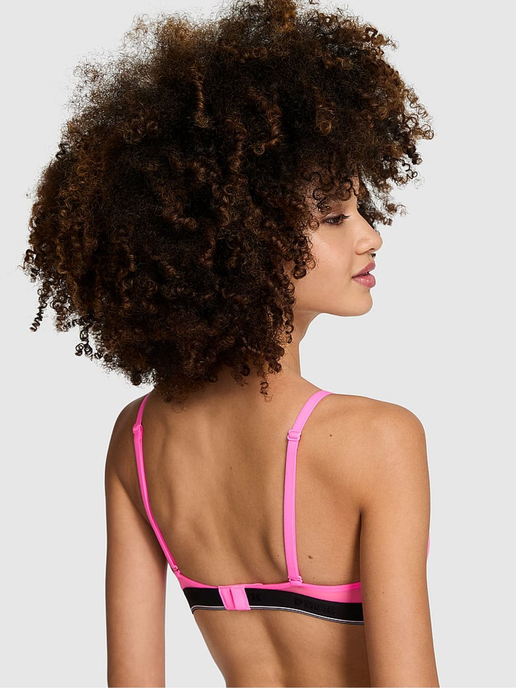 Radiant Rose Pink Non Wired Push Up Push Up Bra - Image 2 of 2