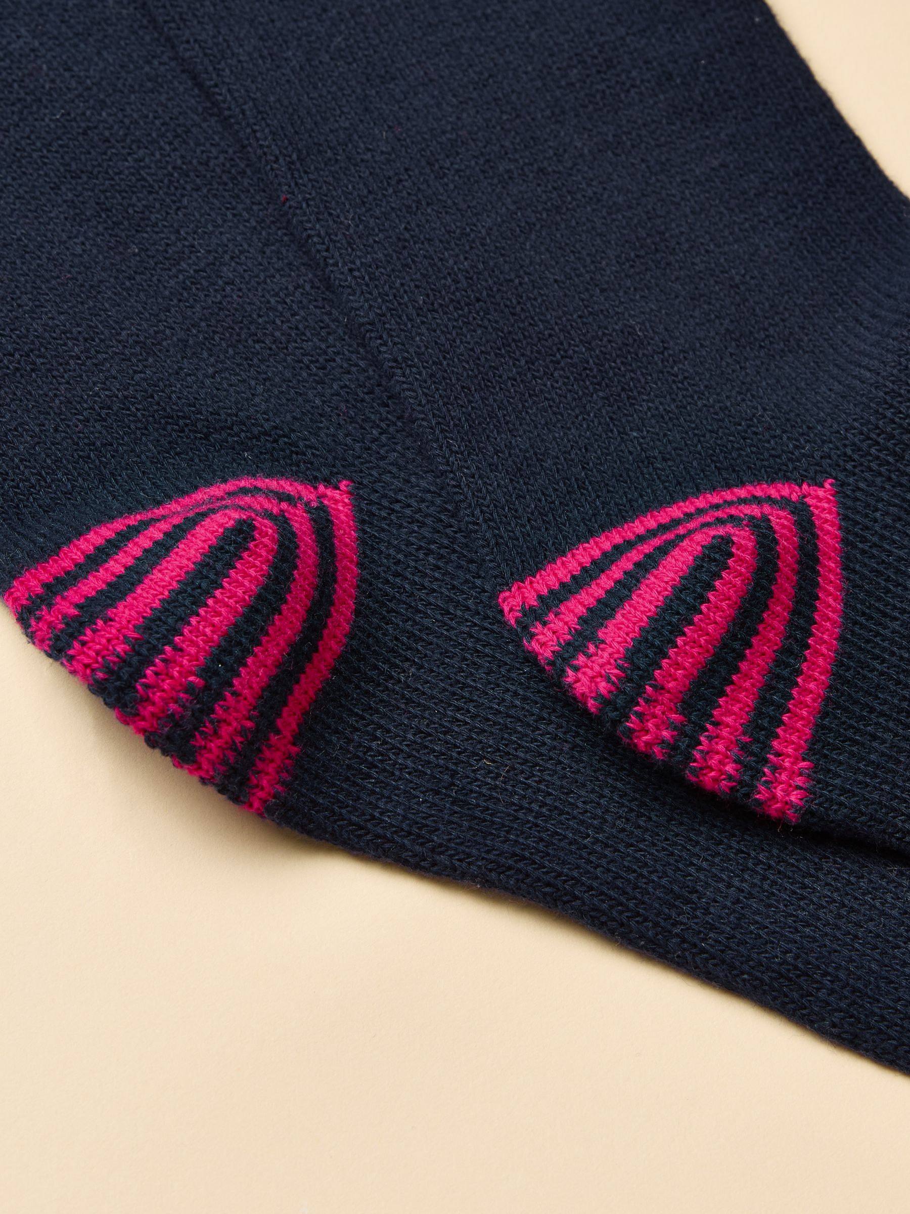 Women's Wader Navy Welly Sock (size 4-8) - Image 3 of 3