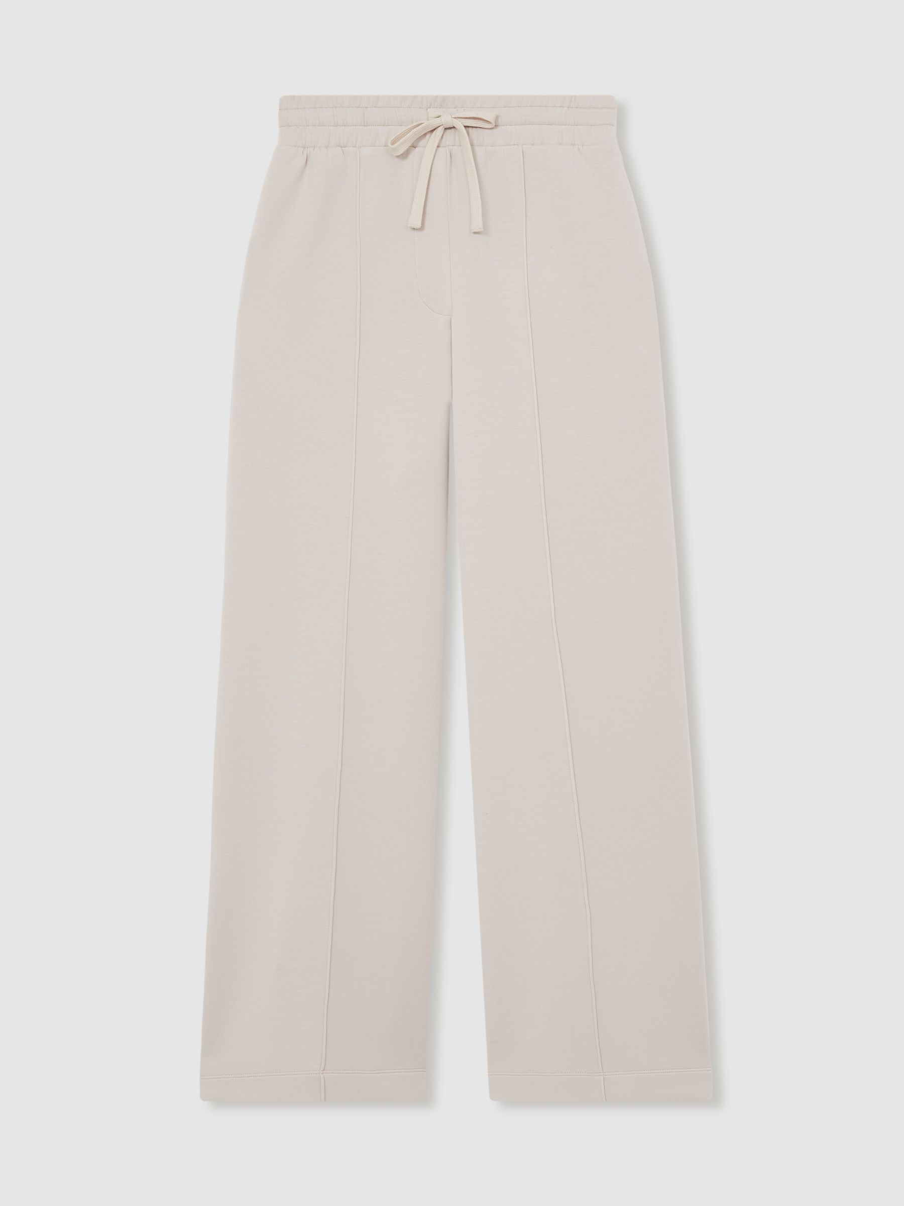 Wide Leg Drawstring Joggers in Stone - Image 2 of 5