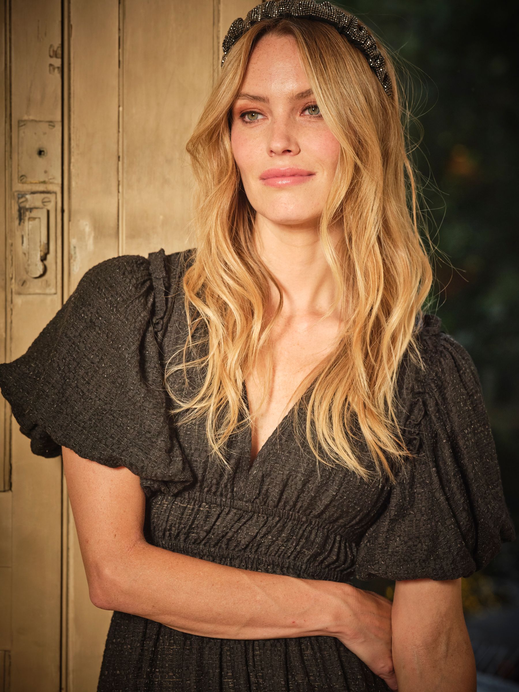 Tabitha Black Textured Dress - Image 3 of 5